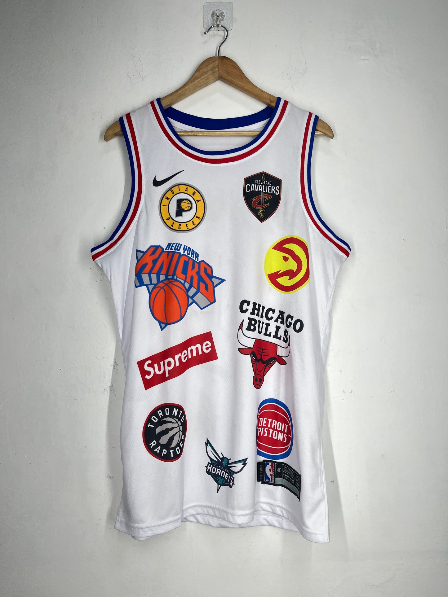 Nike X Supreme White NBA Jersey