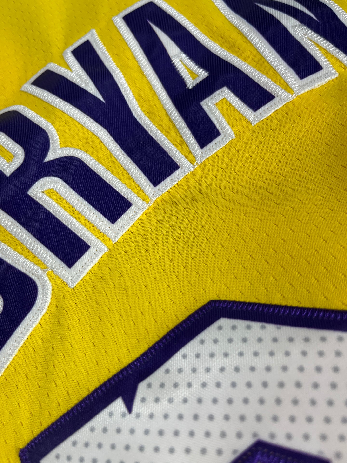 BRYANT 24 Yellow Los Angeles Lakers NBA Jersey Champions Edition
