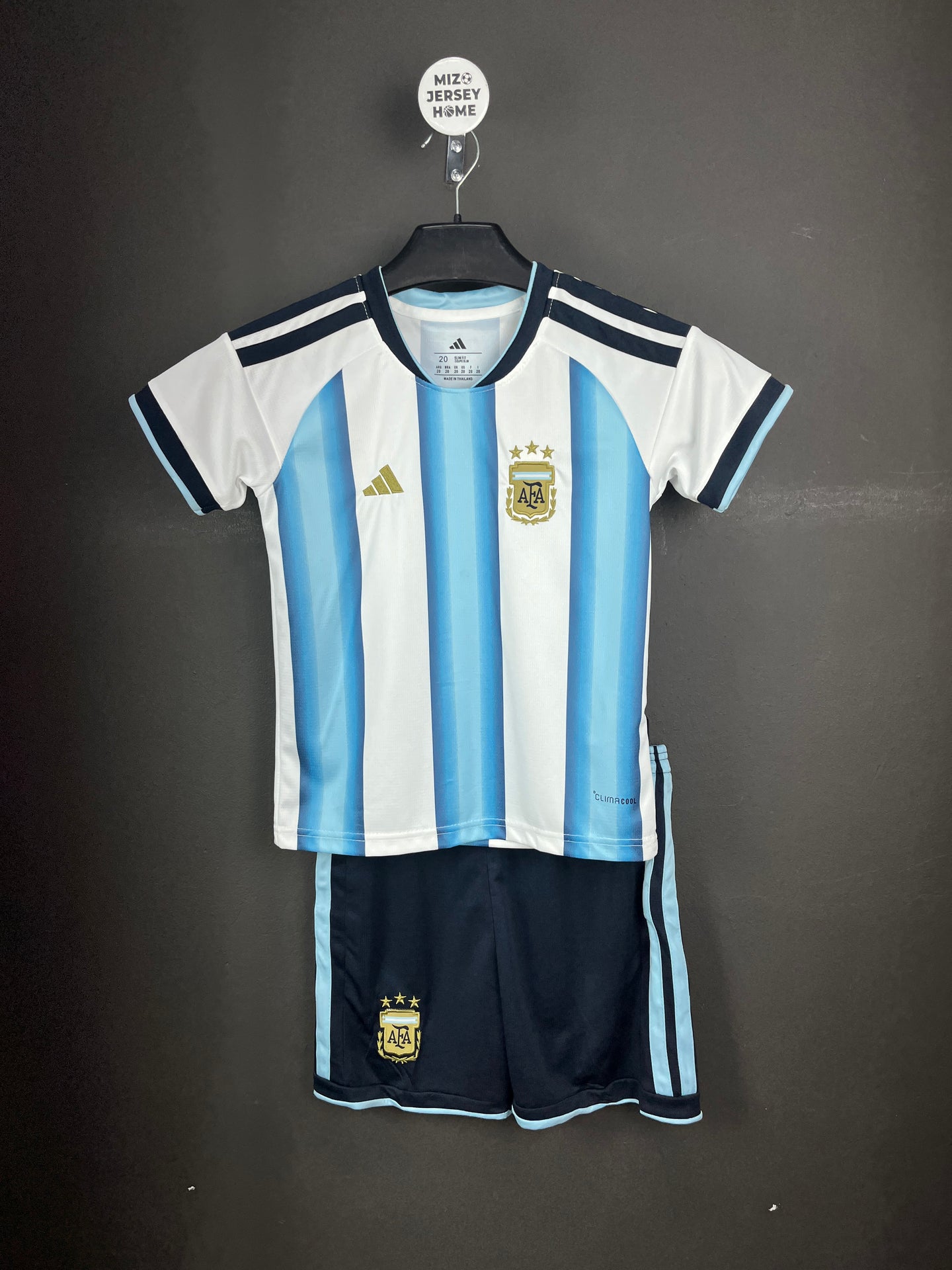 Argentina Home World Cup 2026 Kids Jersey