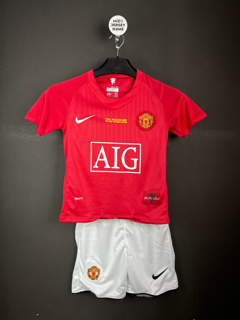 Manchester United Home 2008 Kids Retro Jersey