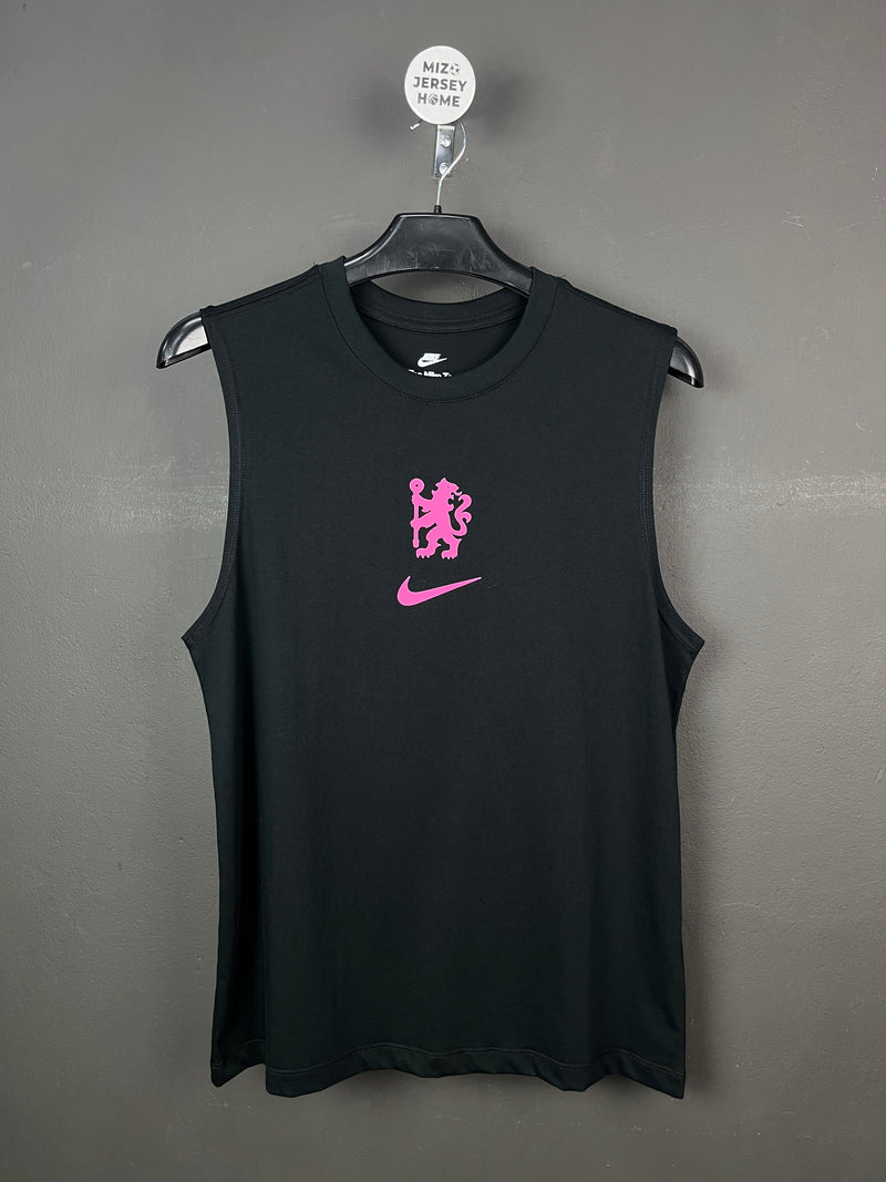 Chelsea Black Sleeveless Shirt