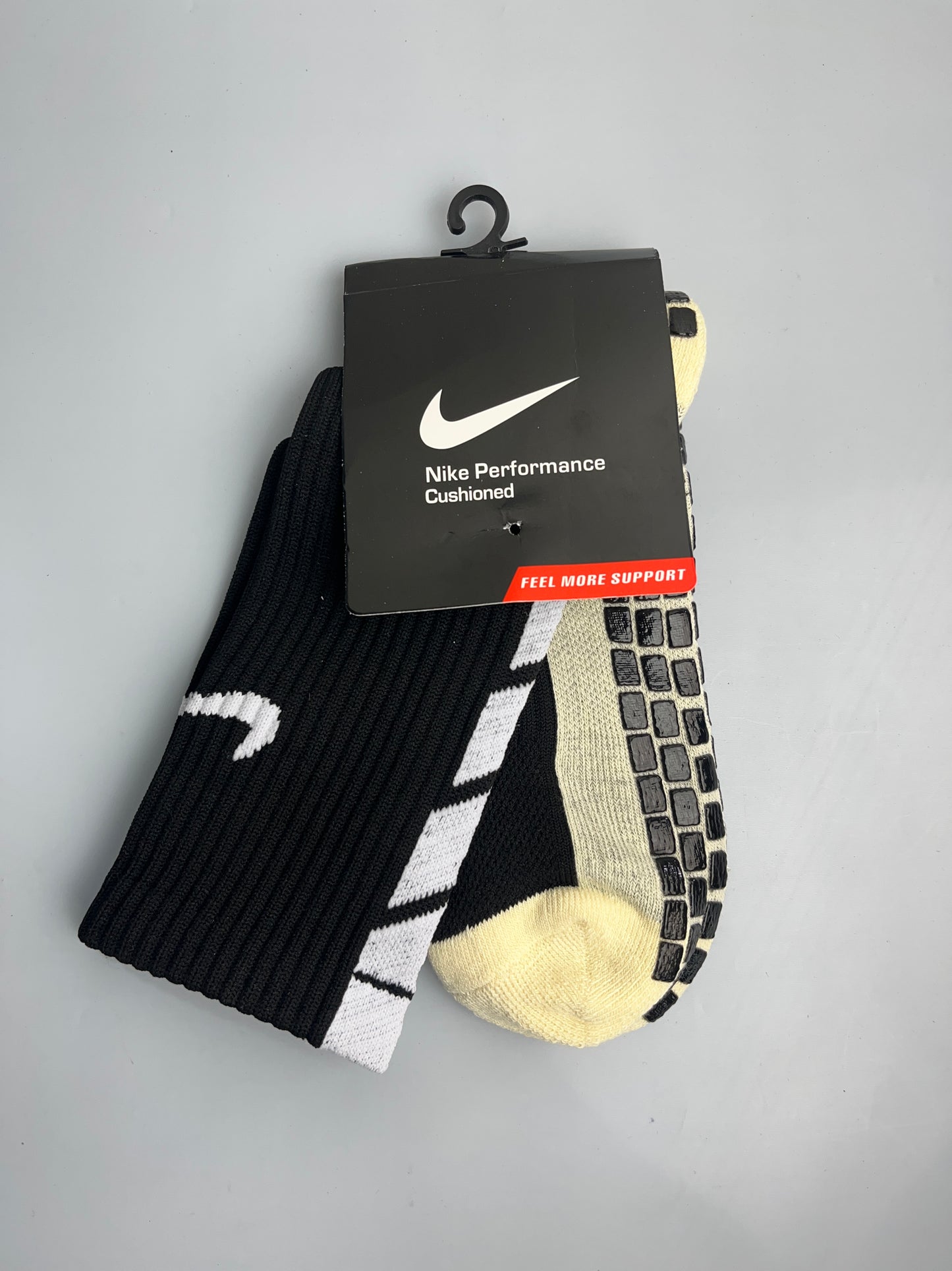 NIKE Black Grip Crew Socks