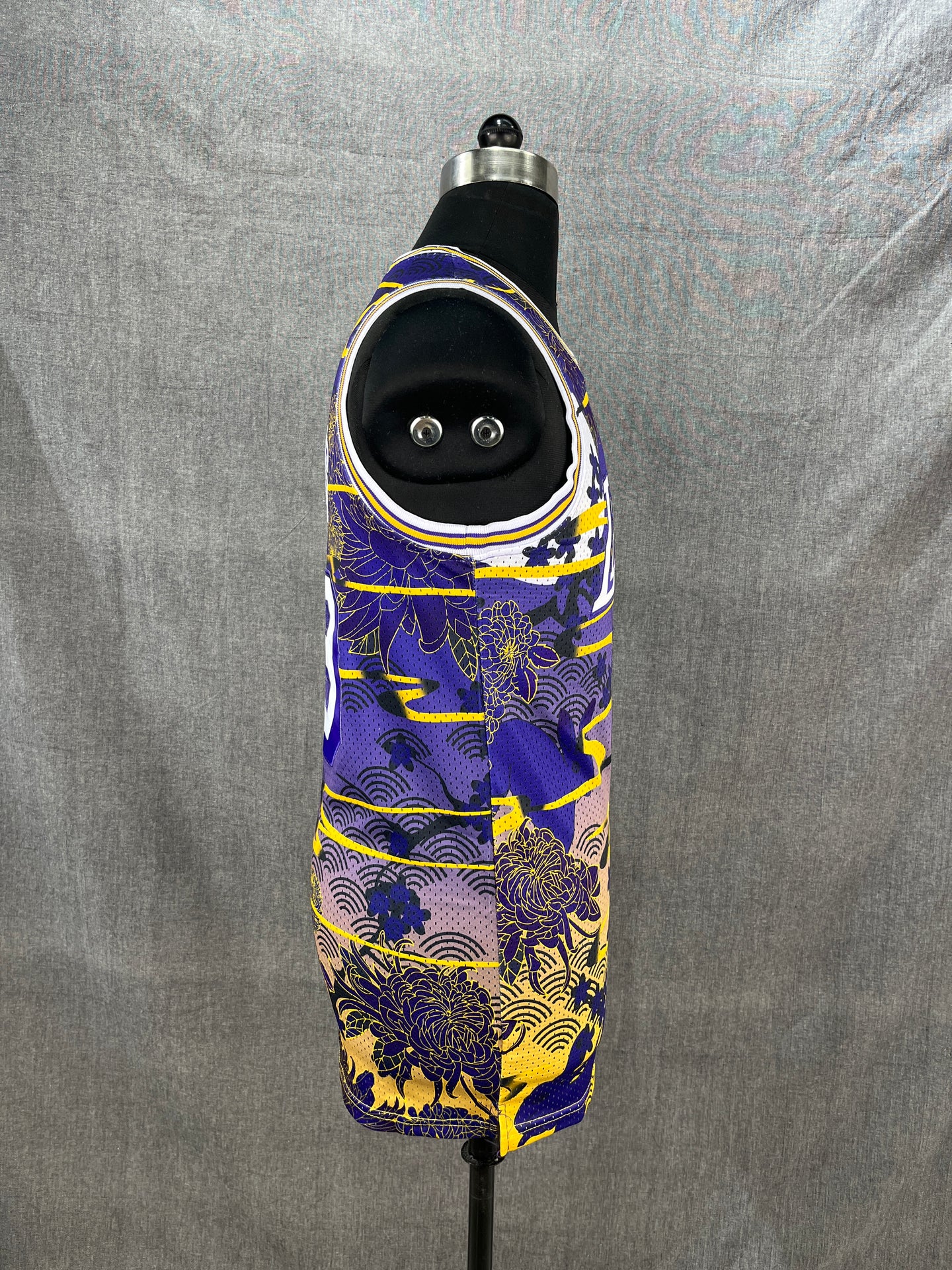 JAMES Purple Los Angeles Lakers Basketball Jersey