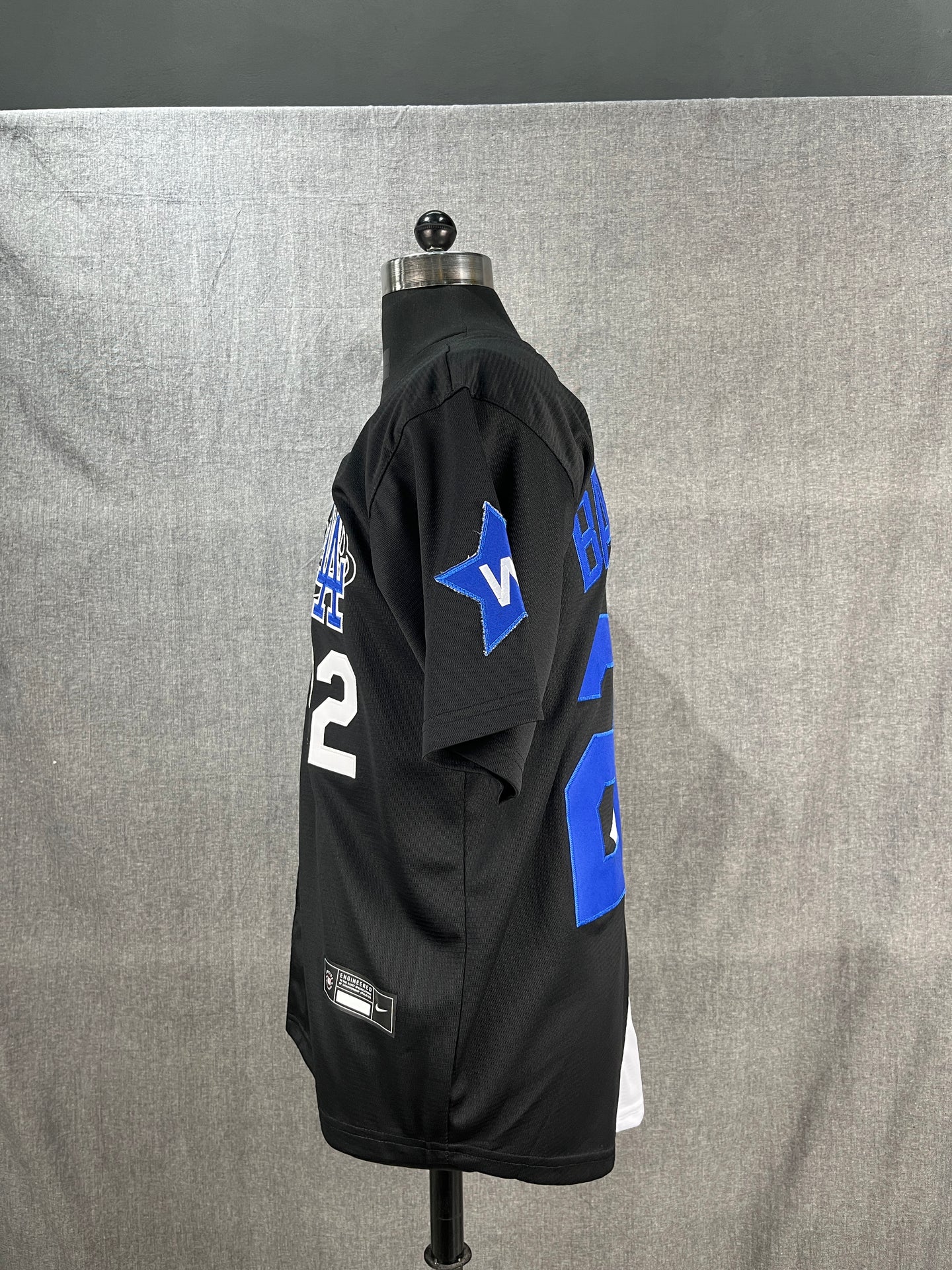 BAD BUNNY 22 Black & Blue LA Dodgers MLB Jersey