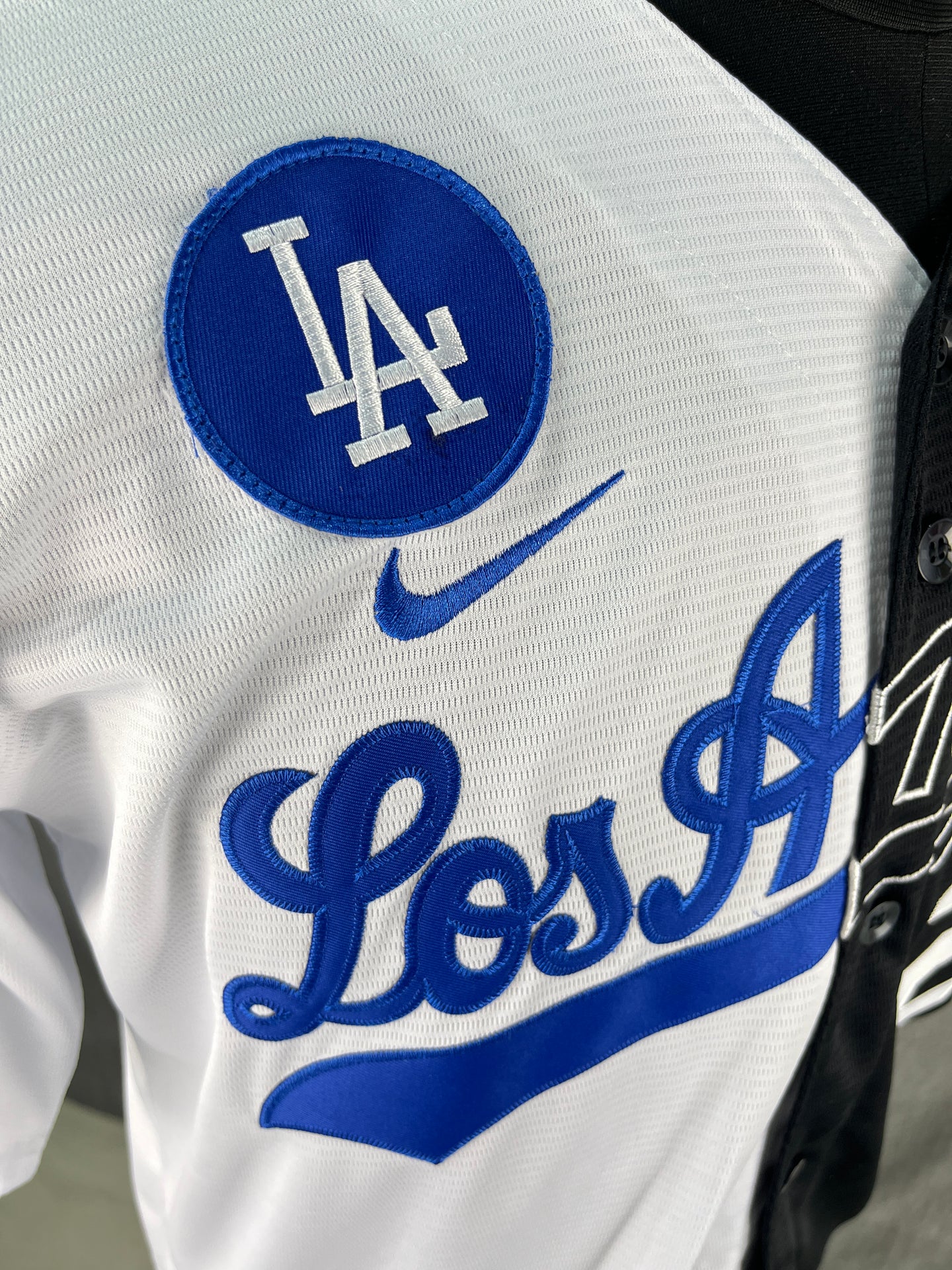 BAD BUNNY 22 Black & Blue LA Dodgers MLB Jersey