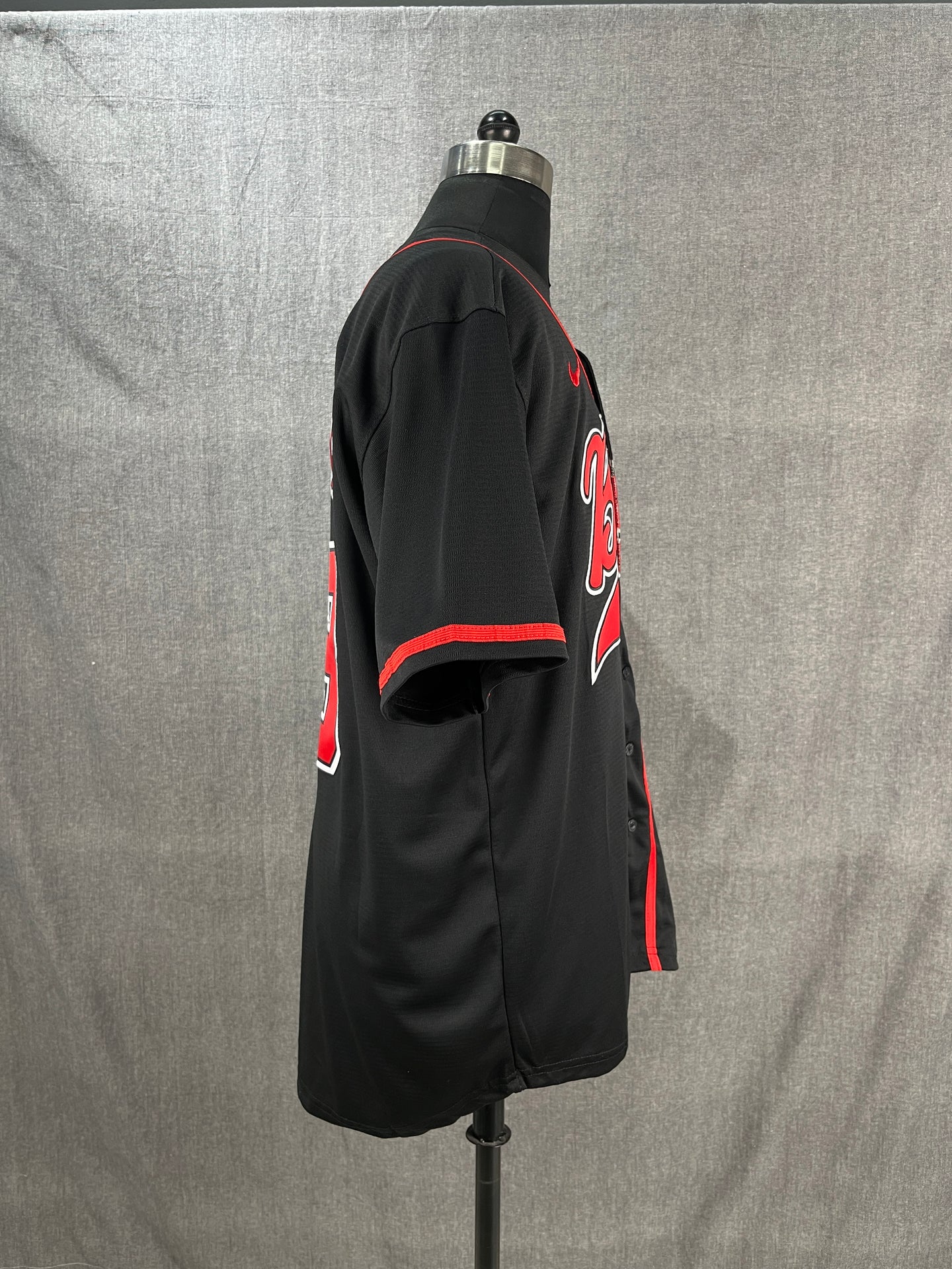 JORDAN 23 Chicago Bulls Black MLB Jersey