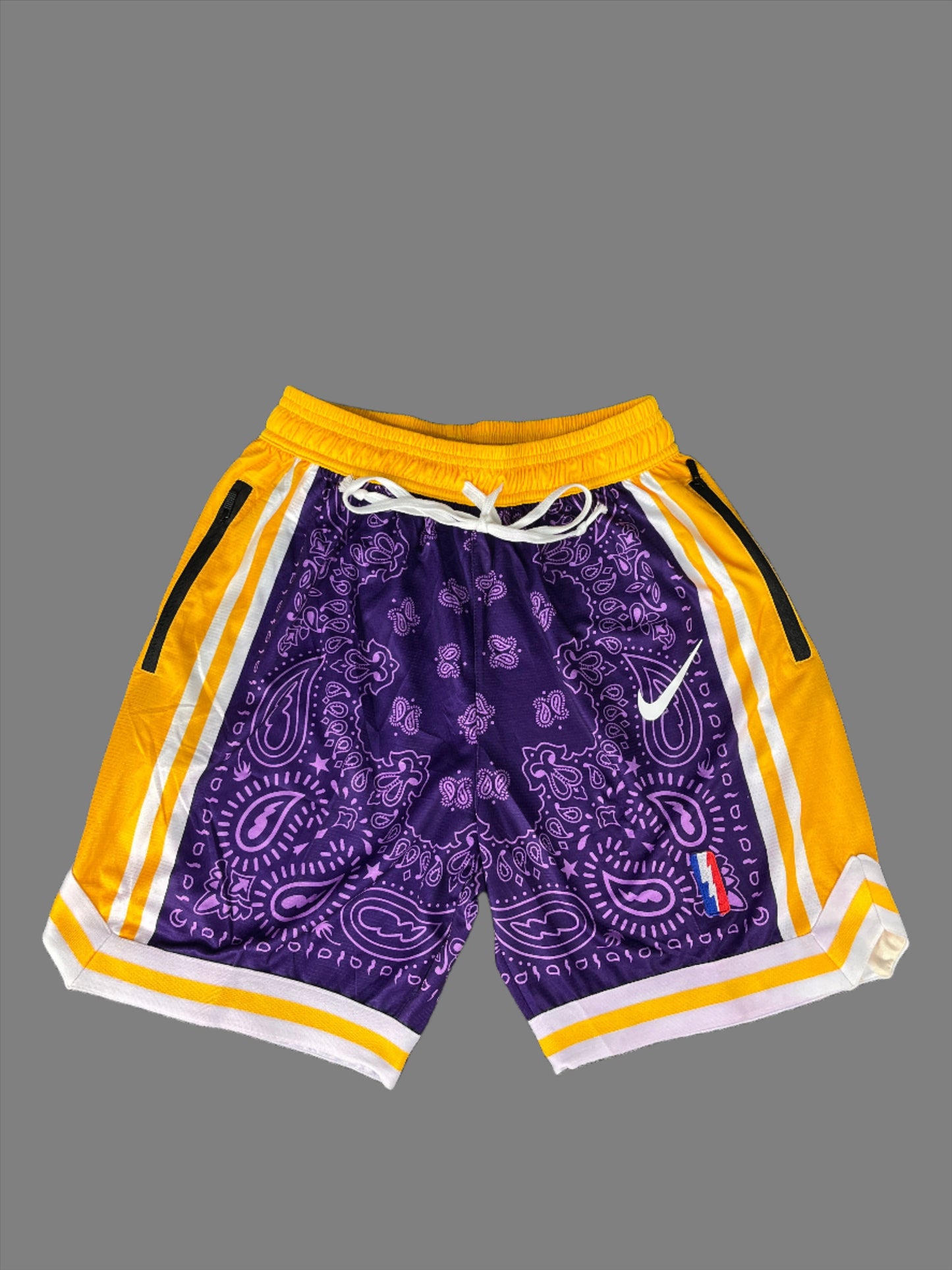 Paisley Purple Shorts