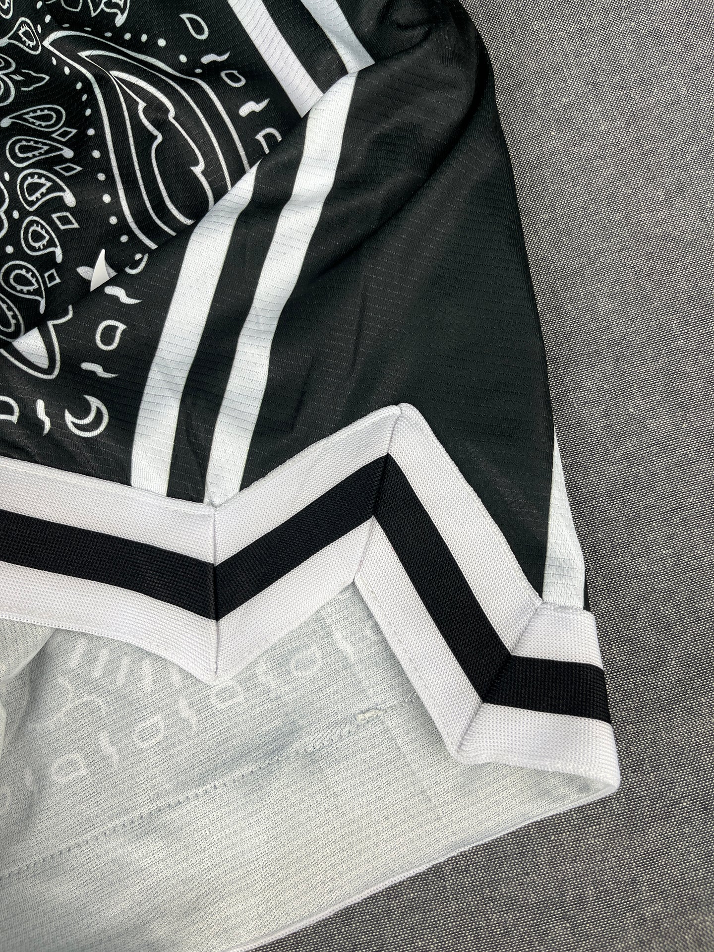 NIKE 'Paisley' Black & White Shorts