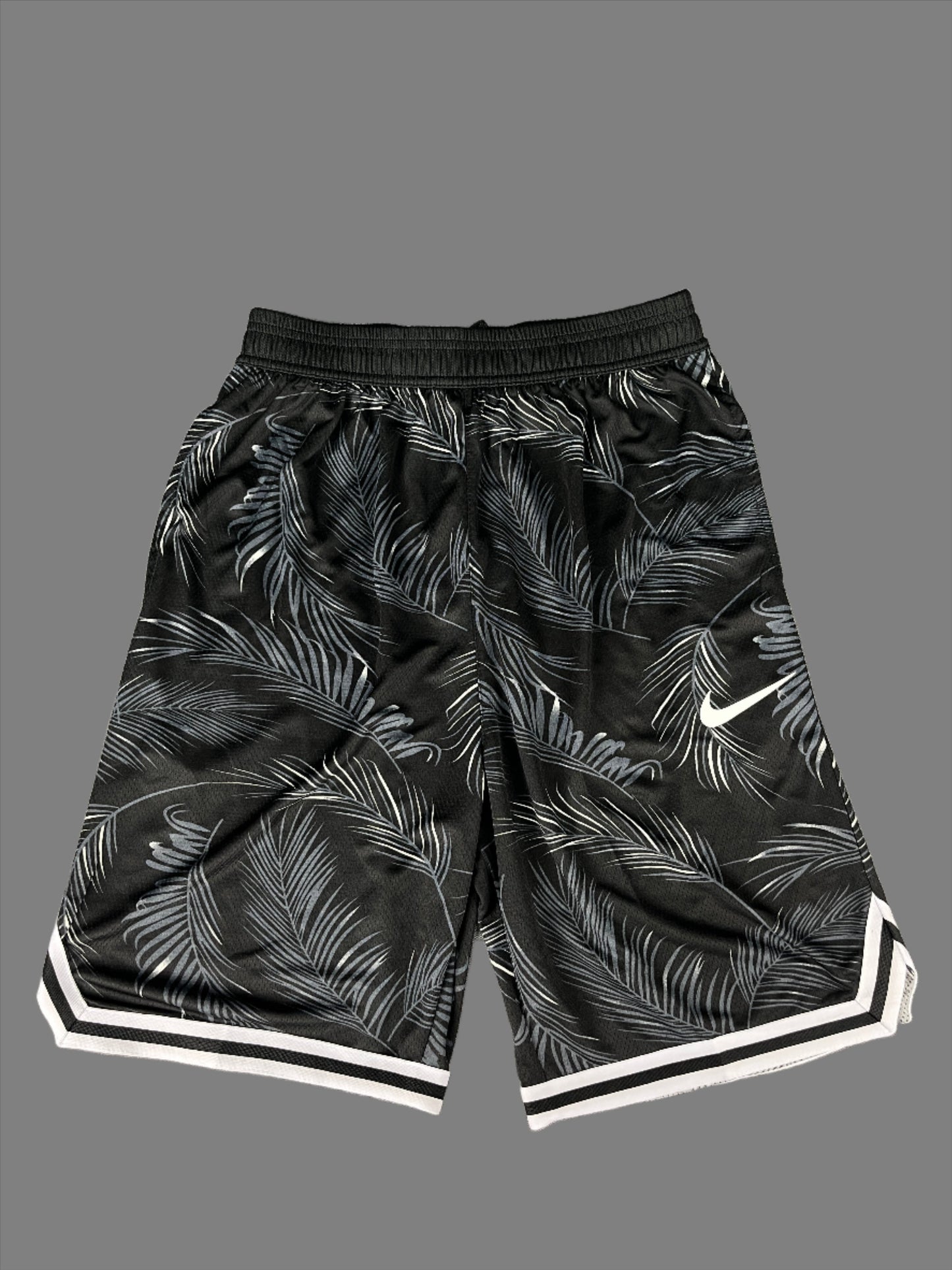 NIKE 'Floral' Black Shorts