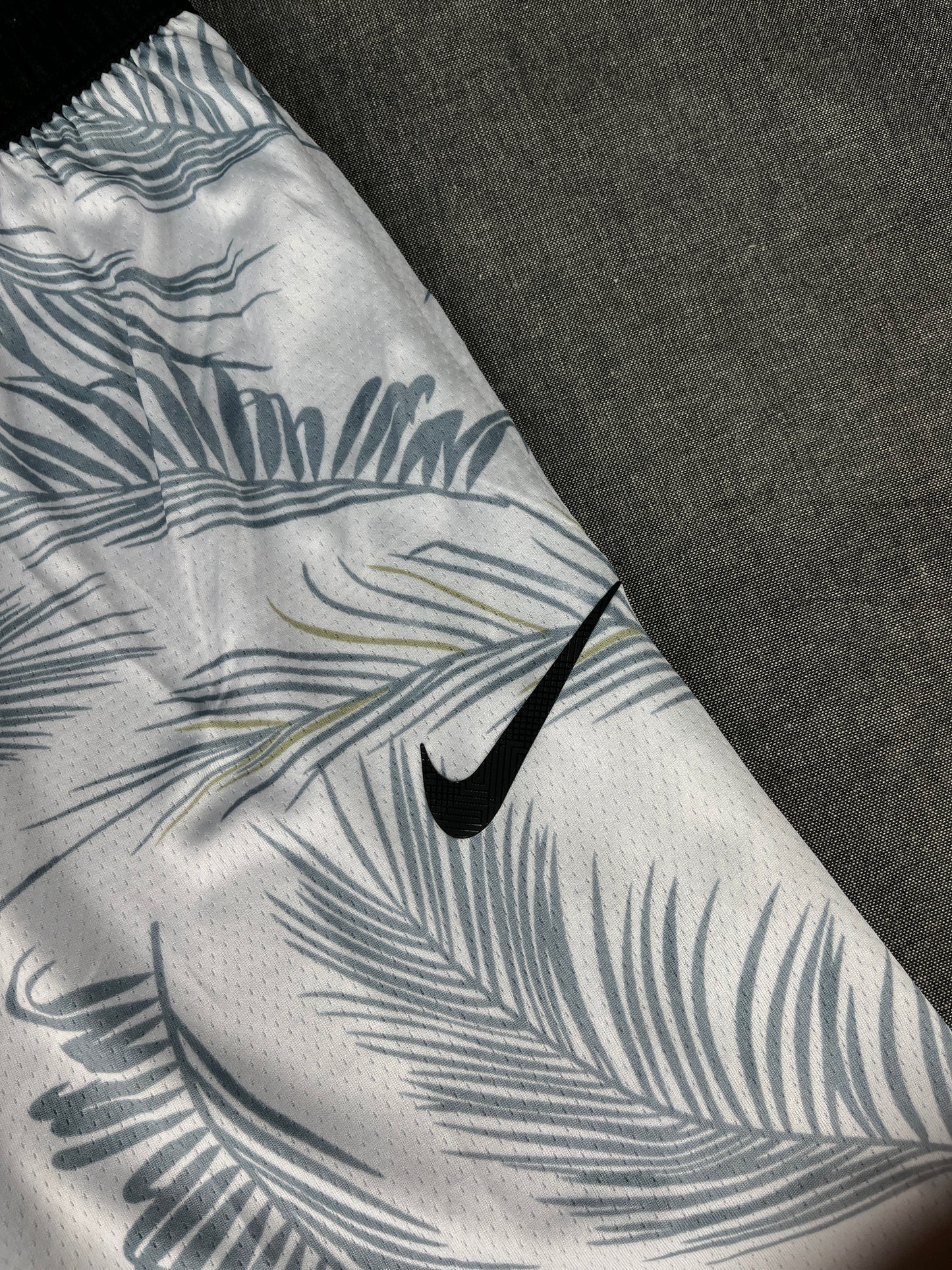 NIKE 'Floral' White Shorts