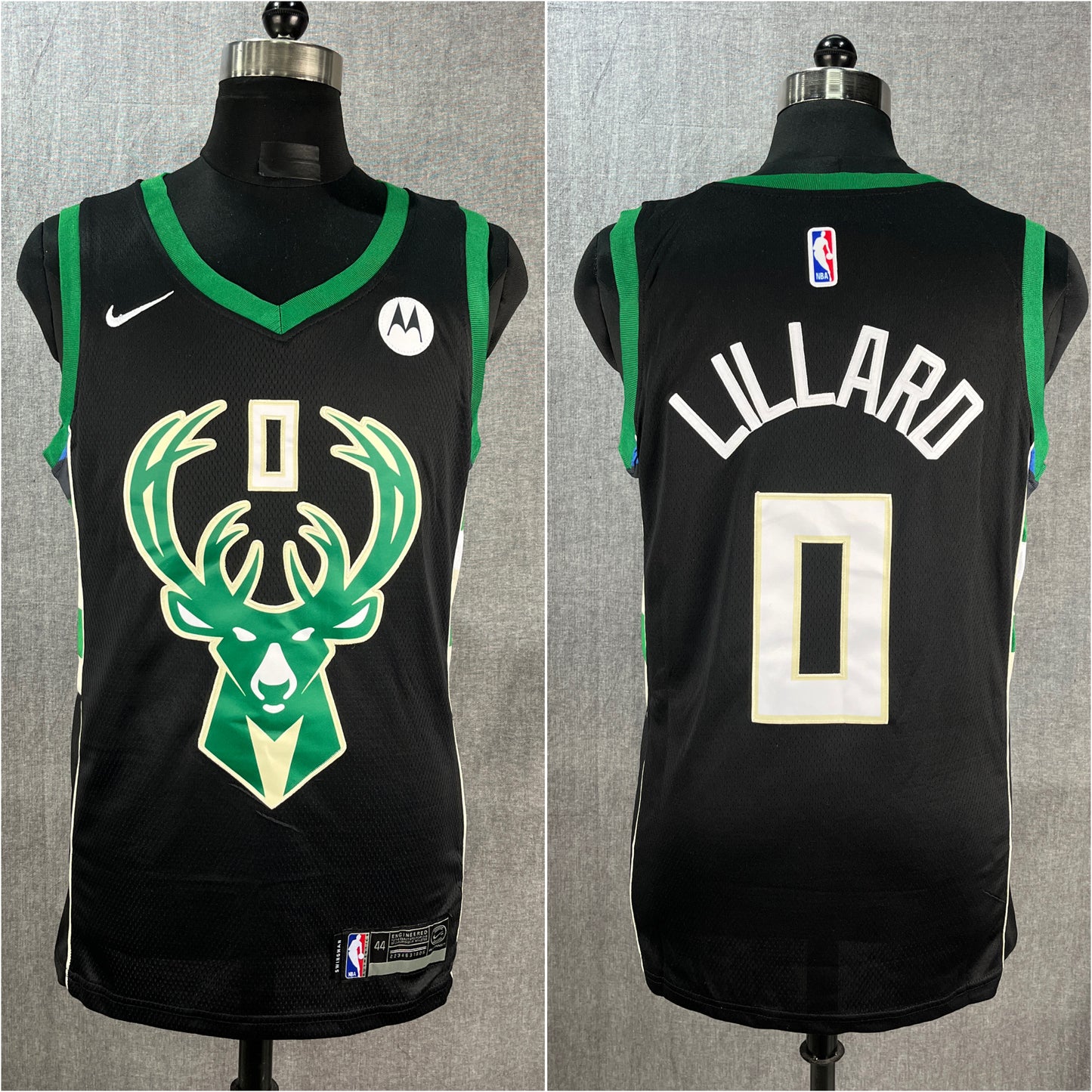 LILLARD 0 Milwaukee Bucks NBA Jersey