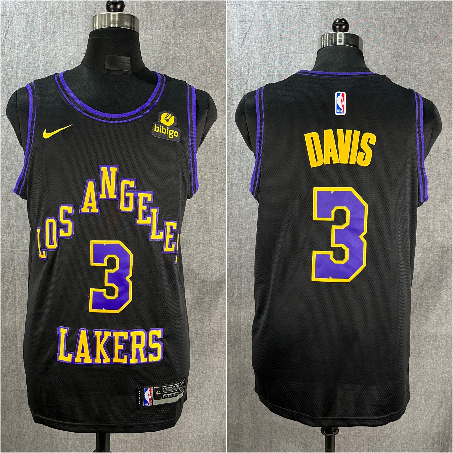 DAVIS 3 Los Angeles Lakers NBA Jersey