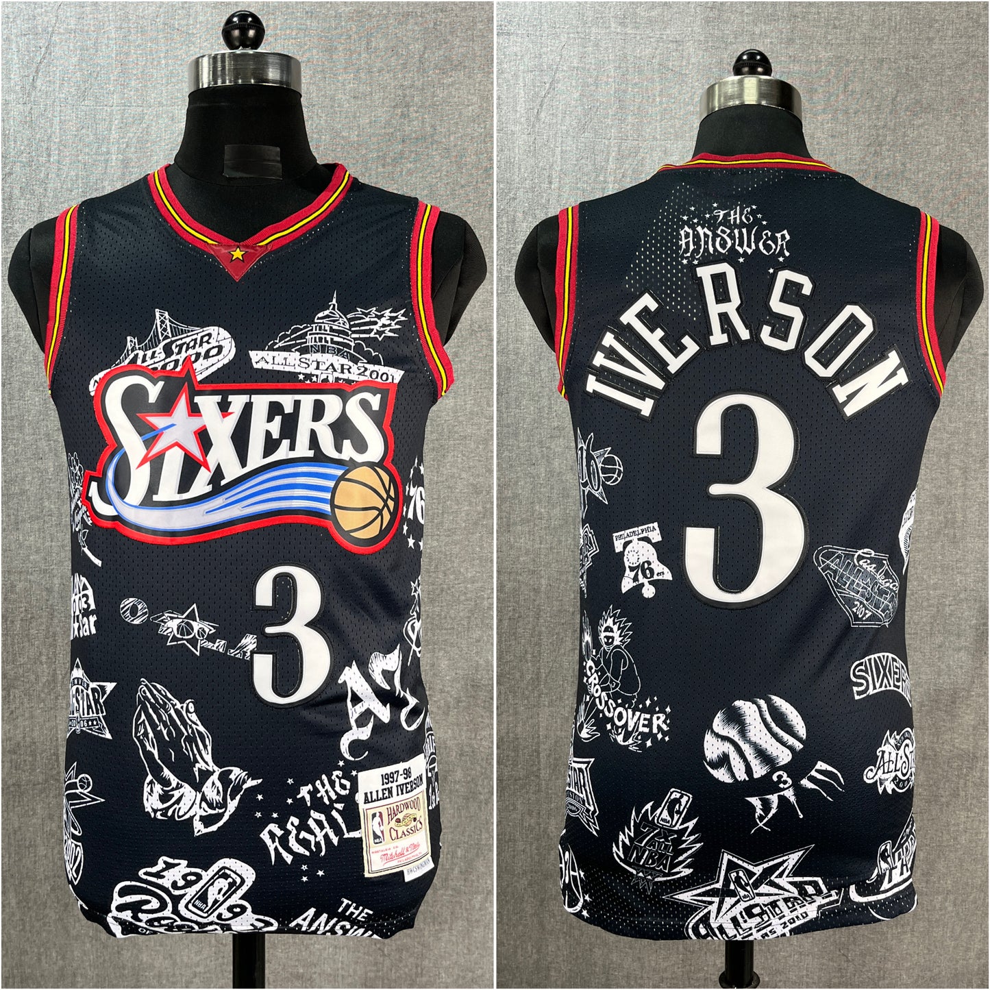 IVERSON 1 Sixers NBA Jersey