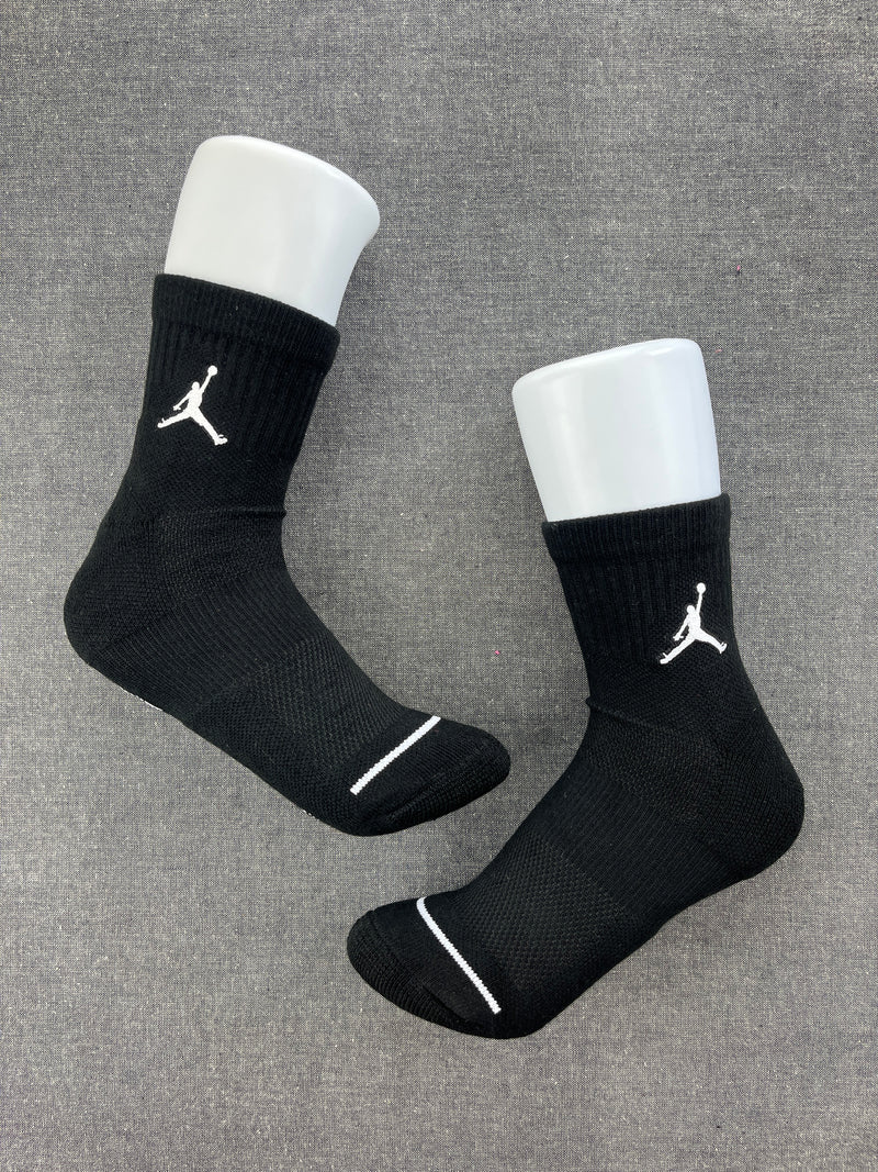 Jordan Black Ankle Socks