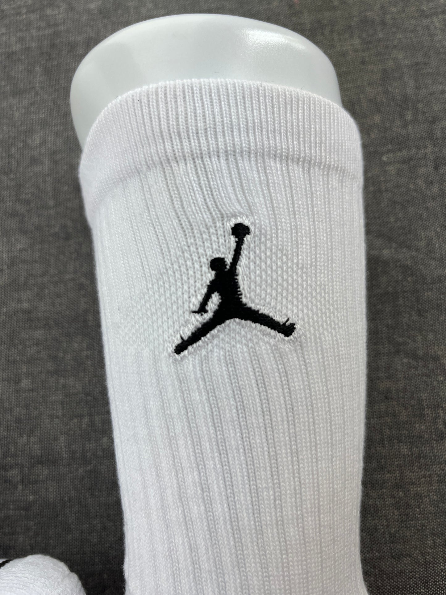 Jordan White Crew Socks