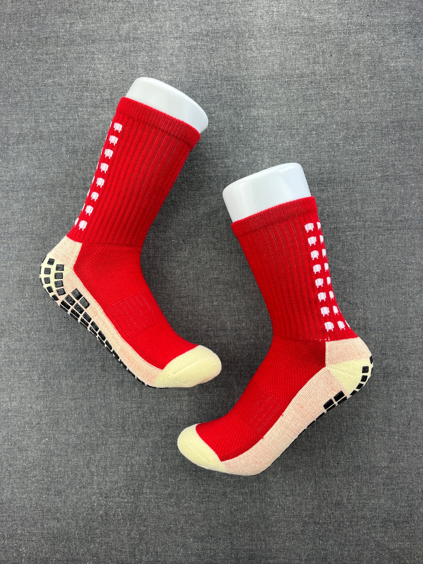 UNISEX Sports Grip Socks Red