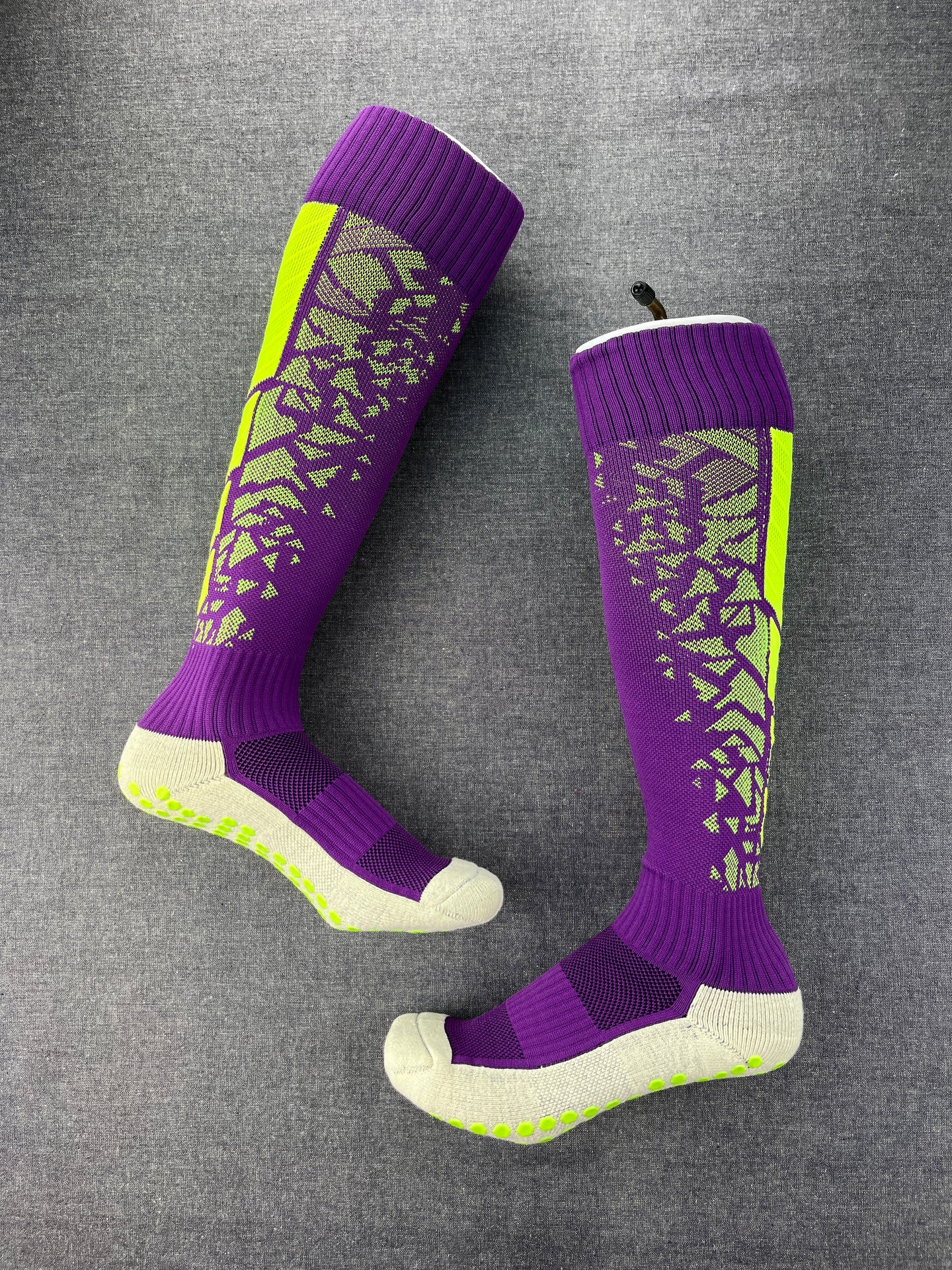 Grip Socks Purple Knee High