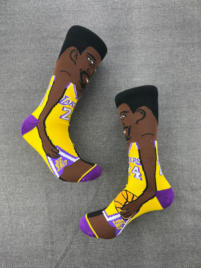 BRYANT 24 Lakers Crew Socks