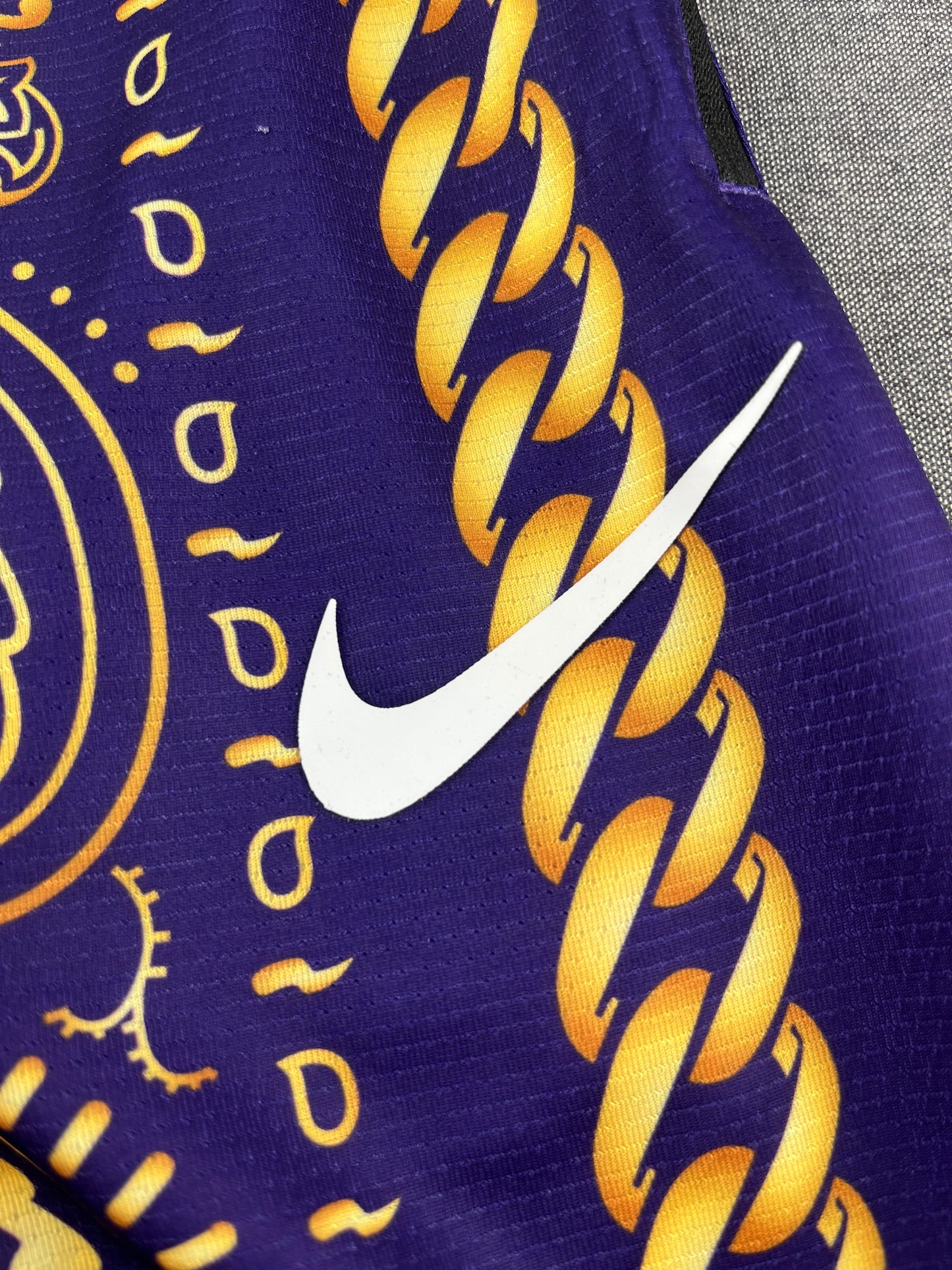 NIKE Paisley Purple & Gold Shorts