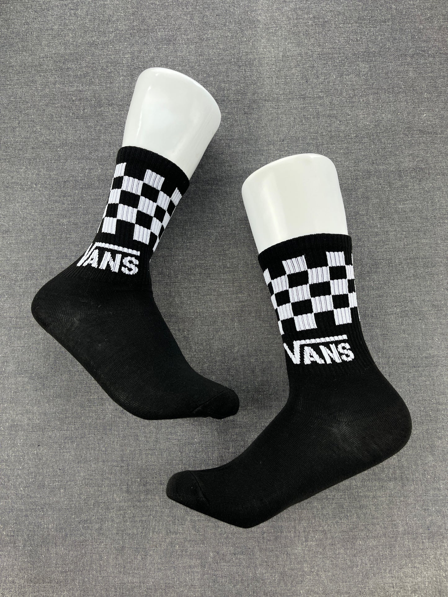 VANS Logo Black Crew Socks