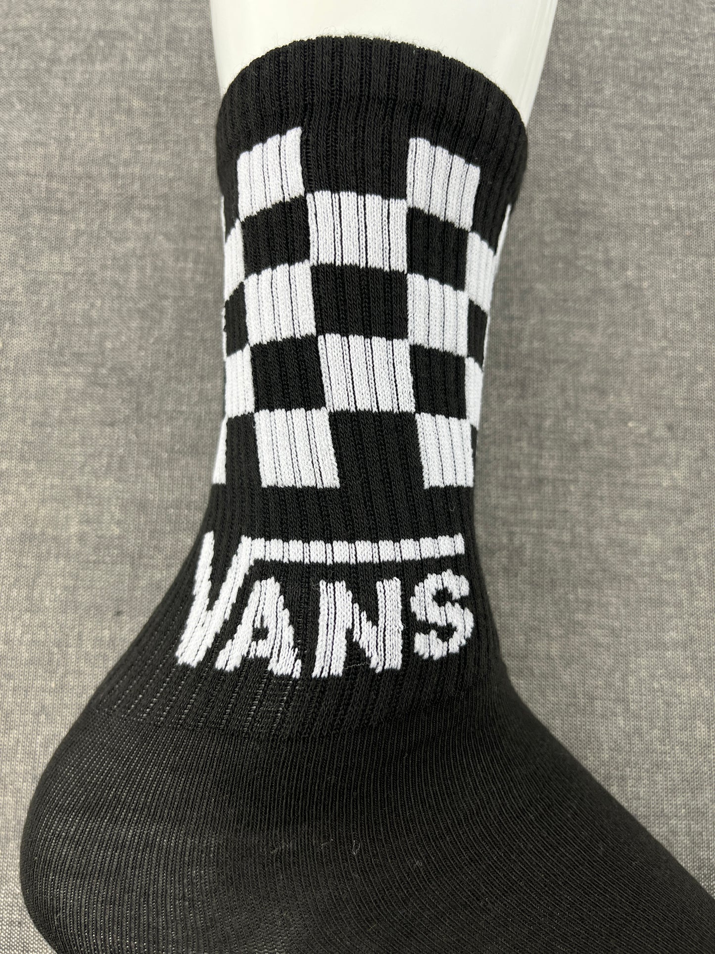 VANS Logo Black Crew Socks