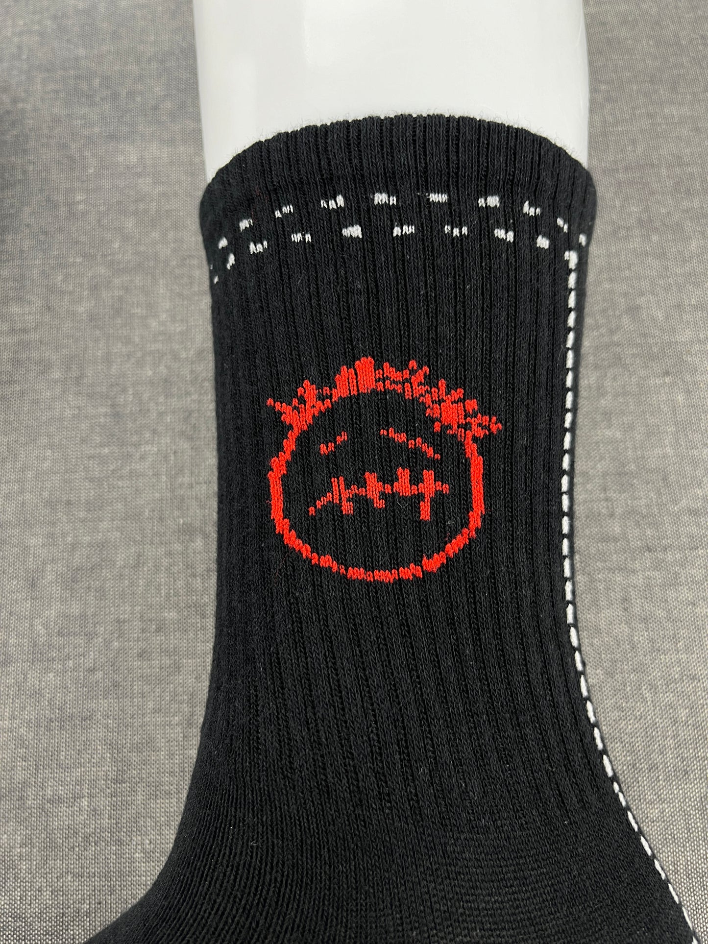 CACTUS JACK Black Crew Socks