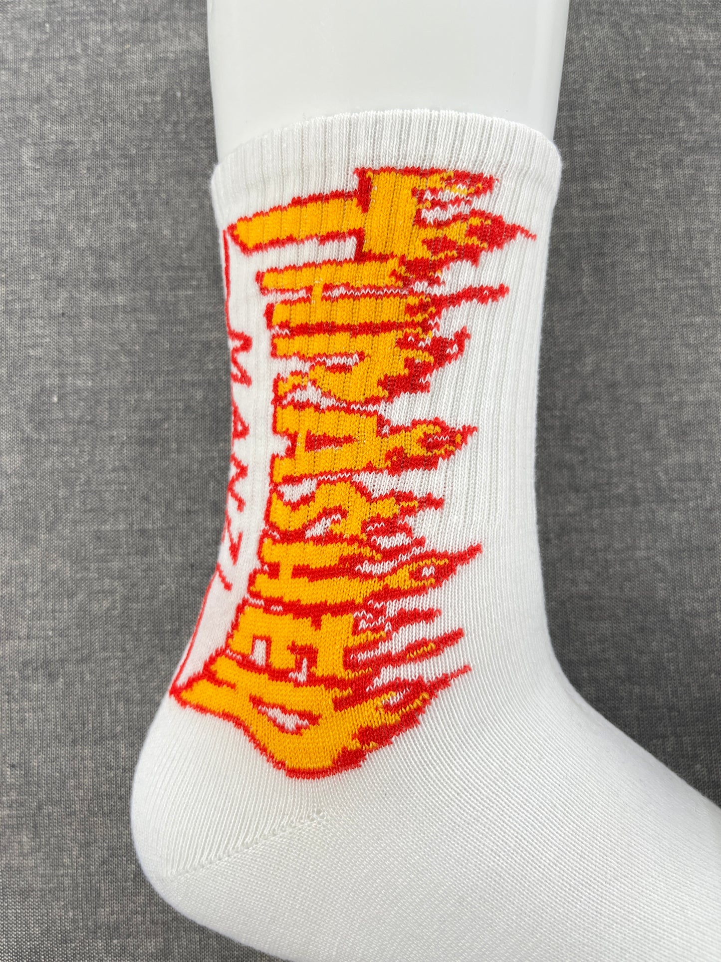 THRASHER White Crew Socks