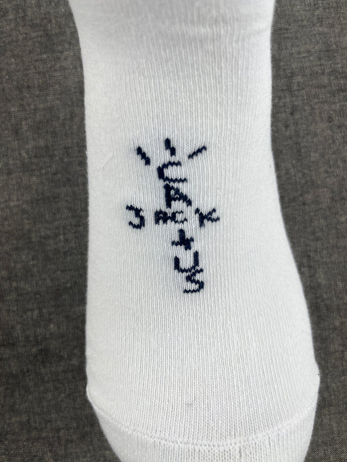 CACTUS JACK Crossover White Crew Socks