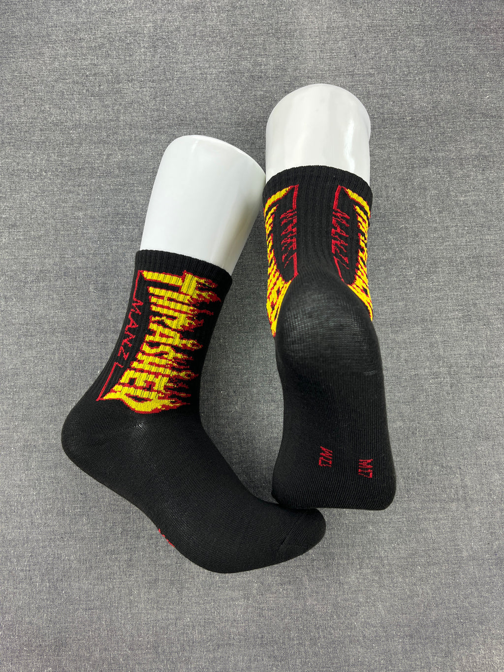 THRASHER Black Crew Socks