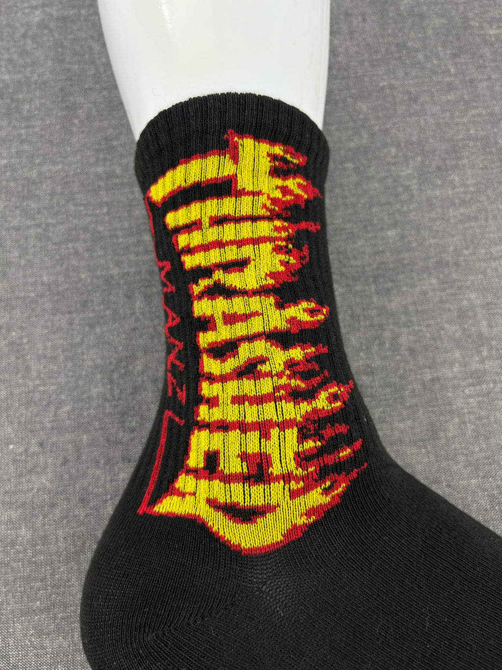 THRASHER Black Crew Socks