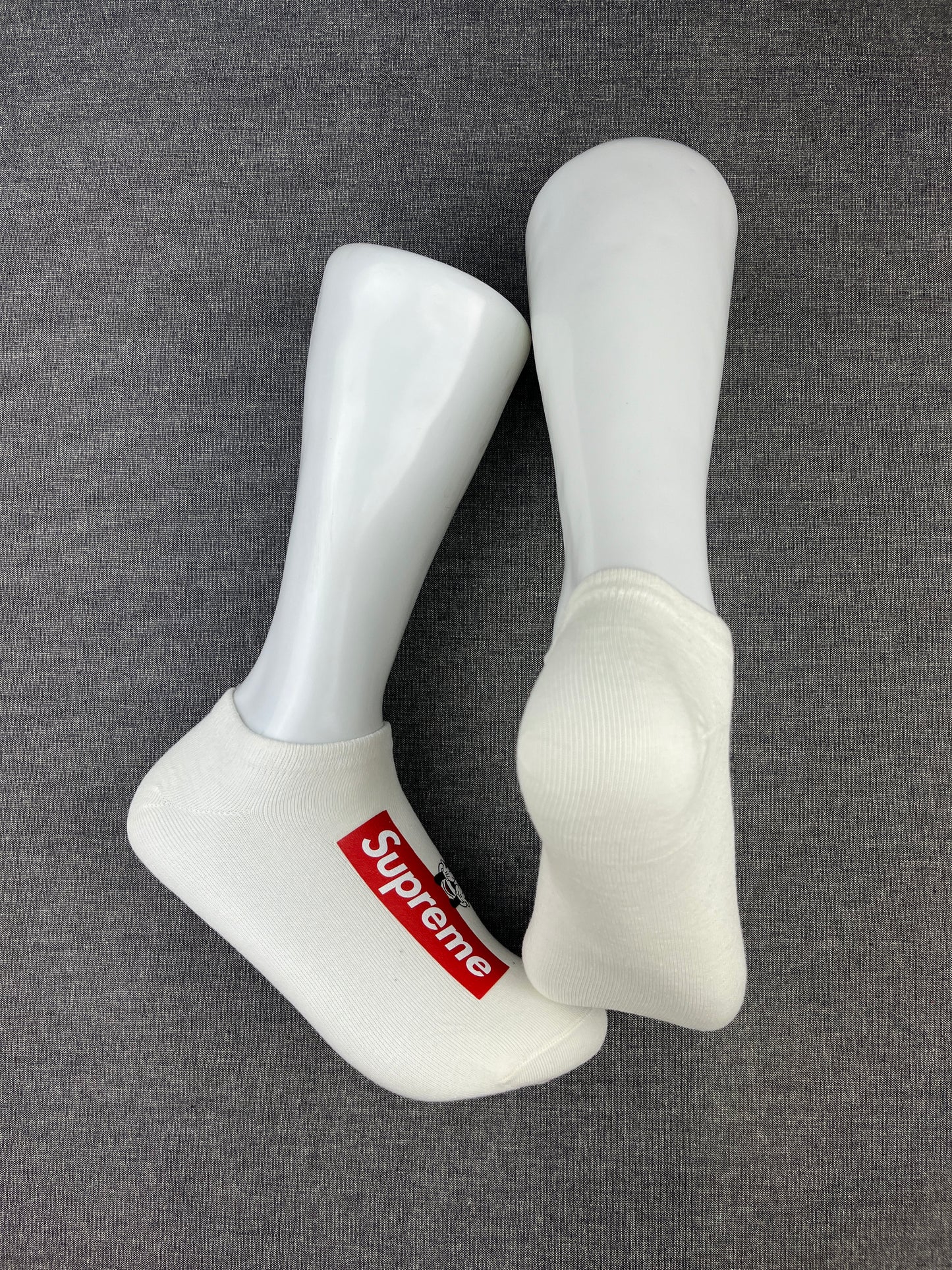 SUPREME Mickey Mouse White Ankle Socks