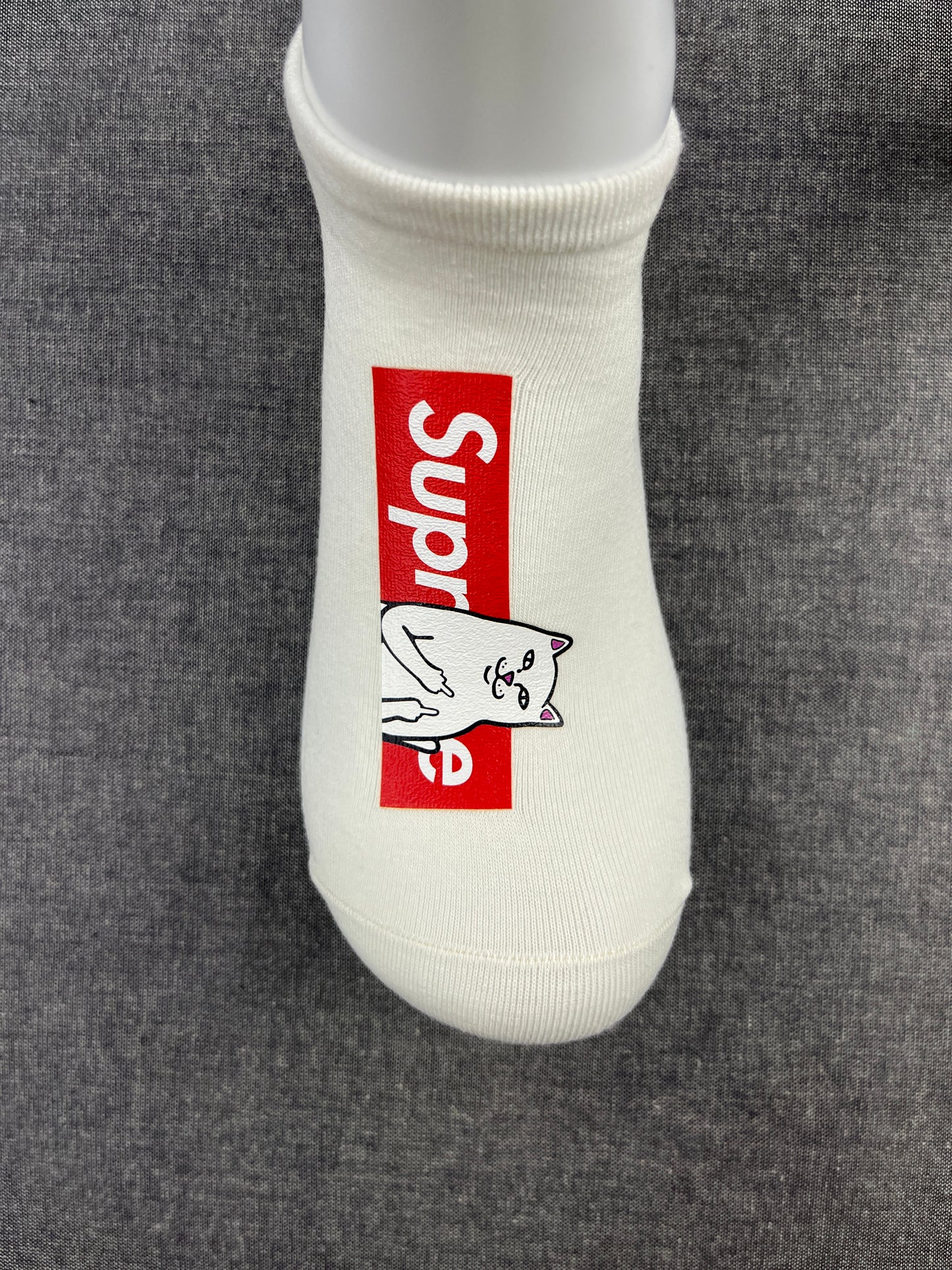 Supreme LORD NERMAL WHITE Ankle Socks