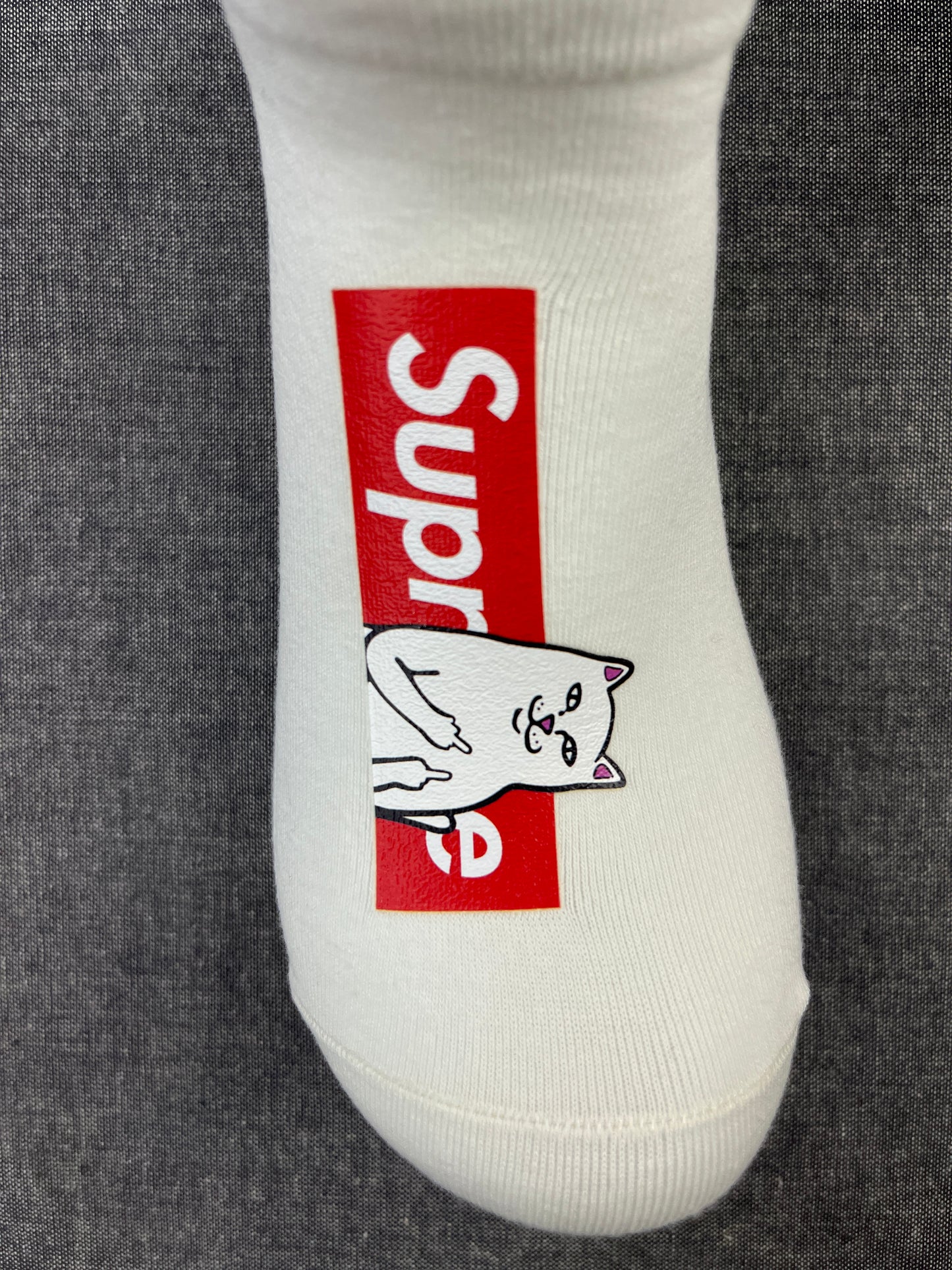 Supreme LORD NERMAL WHITE Ankle Socks