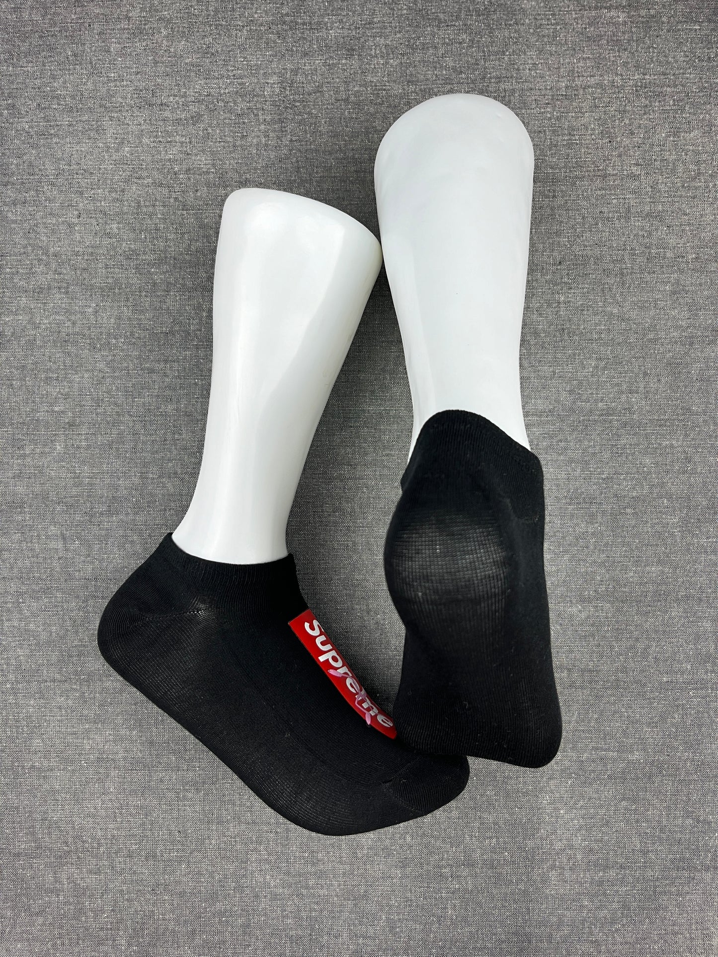 Supreme PINK PANTHER Black Ankle Socks