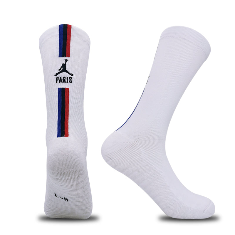 Jordan Paris White Crew Socks
