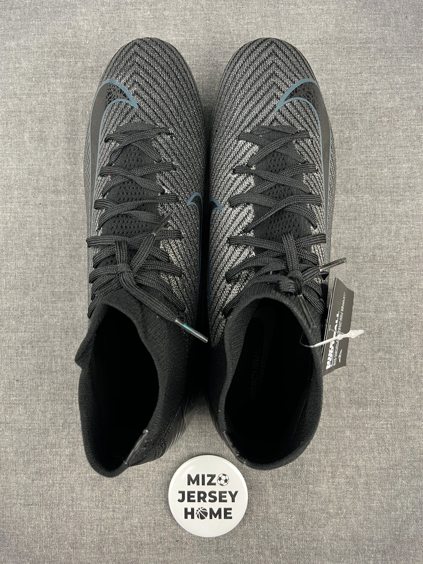 Nike Mercurial Air Zoom FG Black Football Shoes