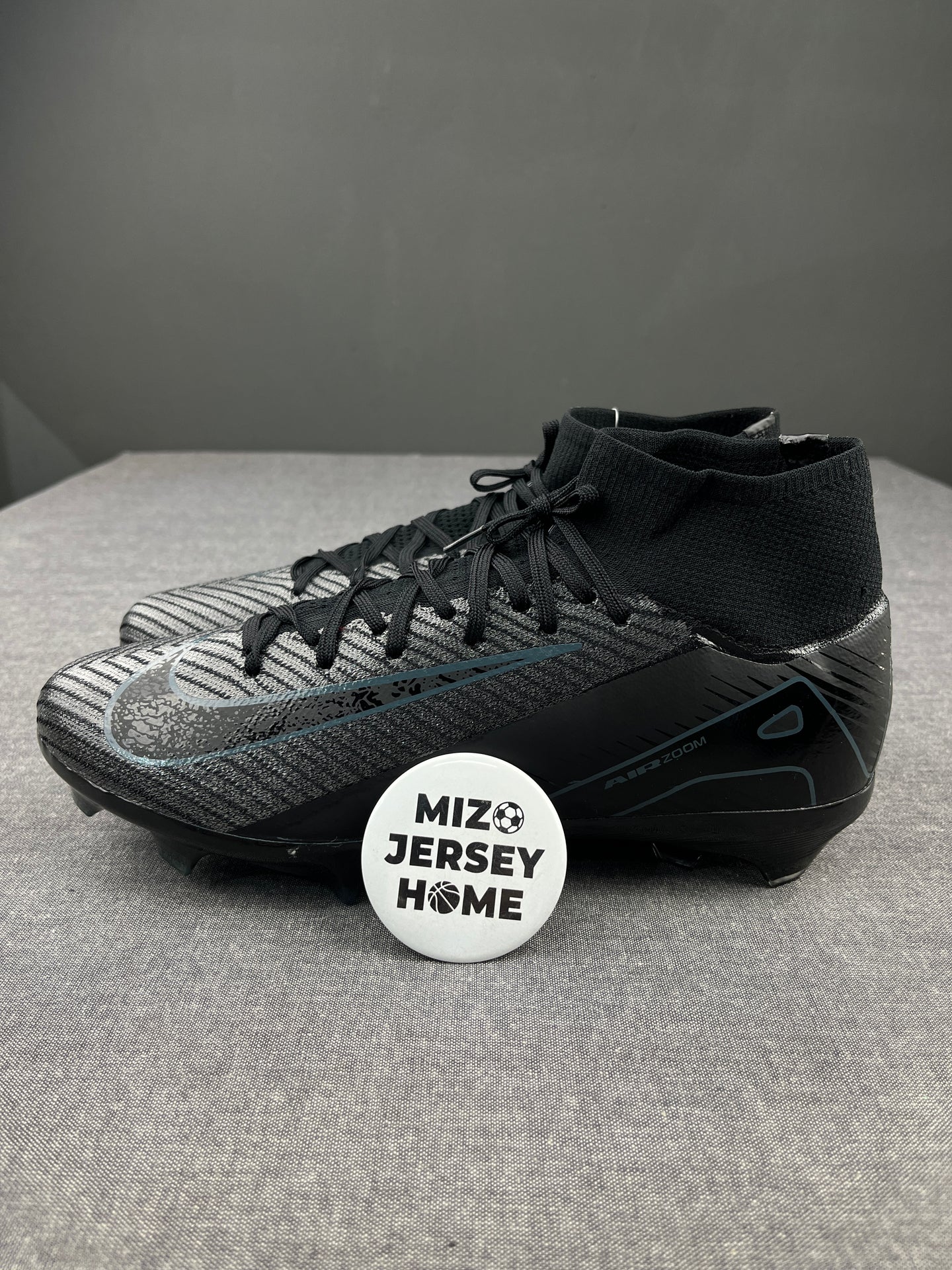 Nike Mercurial Air Zoom FG Black Football Shoes