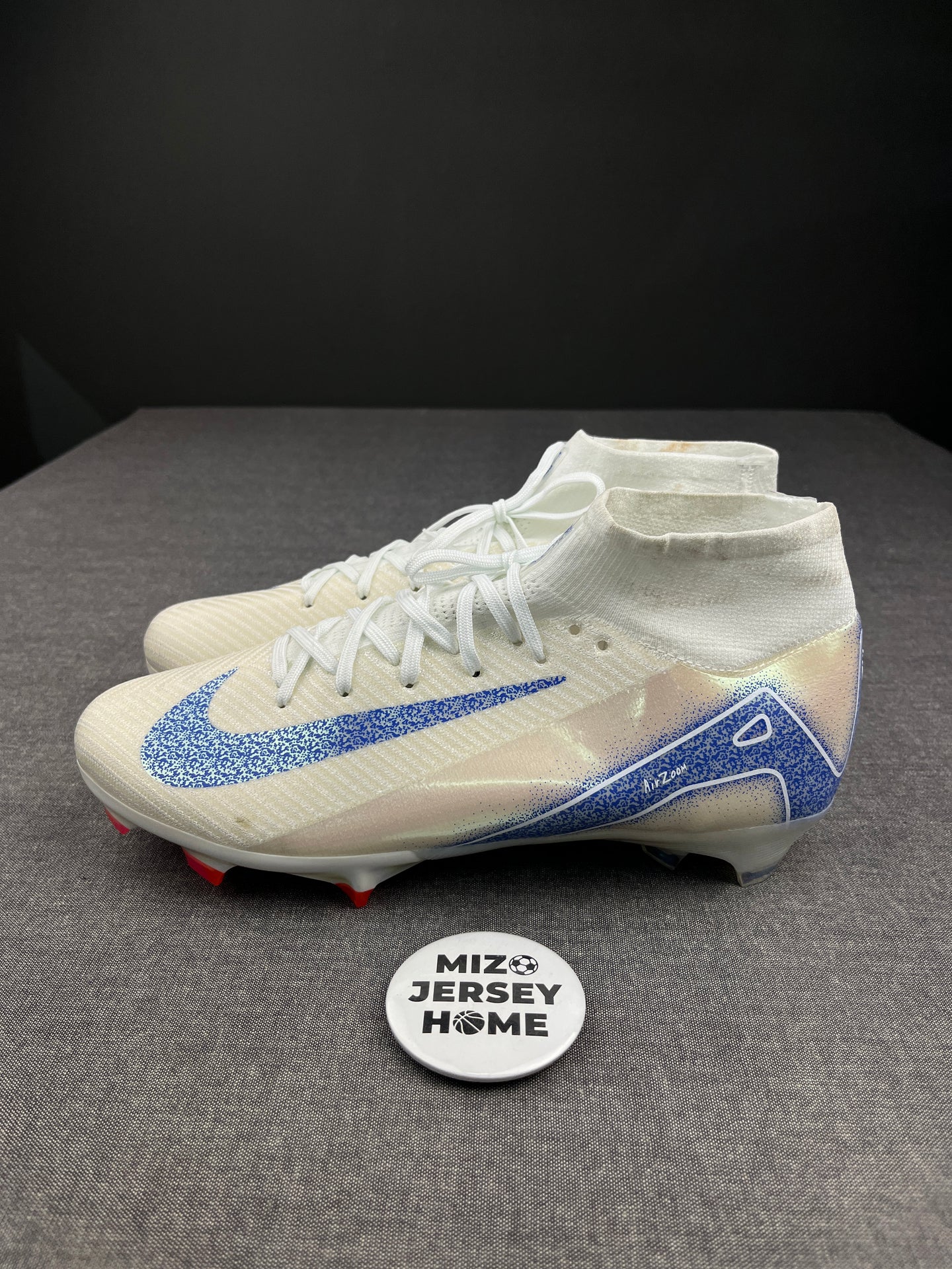 Nike Mercurial Air Zoom SuperFly 10 Blue Print Football Shoes