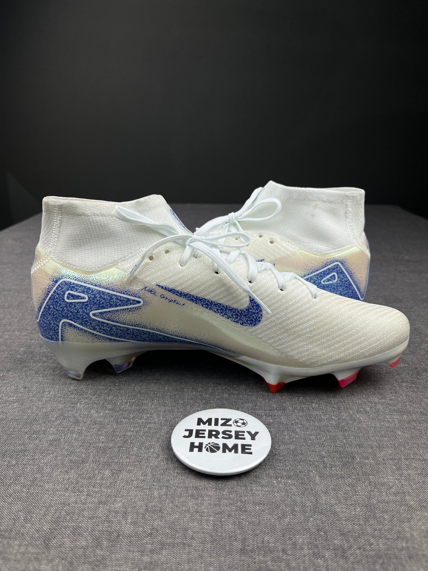 Nike Mercurial Air Zoom SuperFly 10 Blue Print Football Shoes