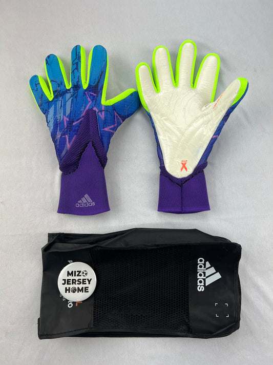 ADIDAS Blue & Purple Goalkeeper Gloves