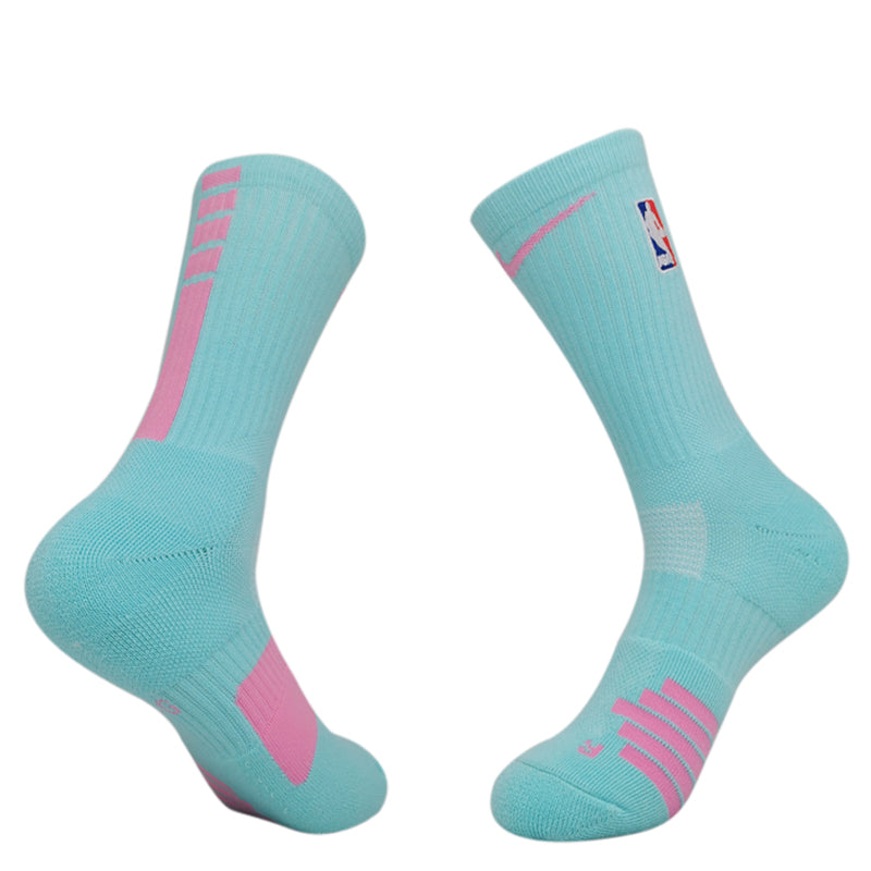 NIKE NBA Cyan Crew Basketball Socks