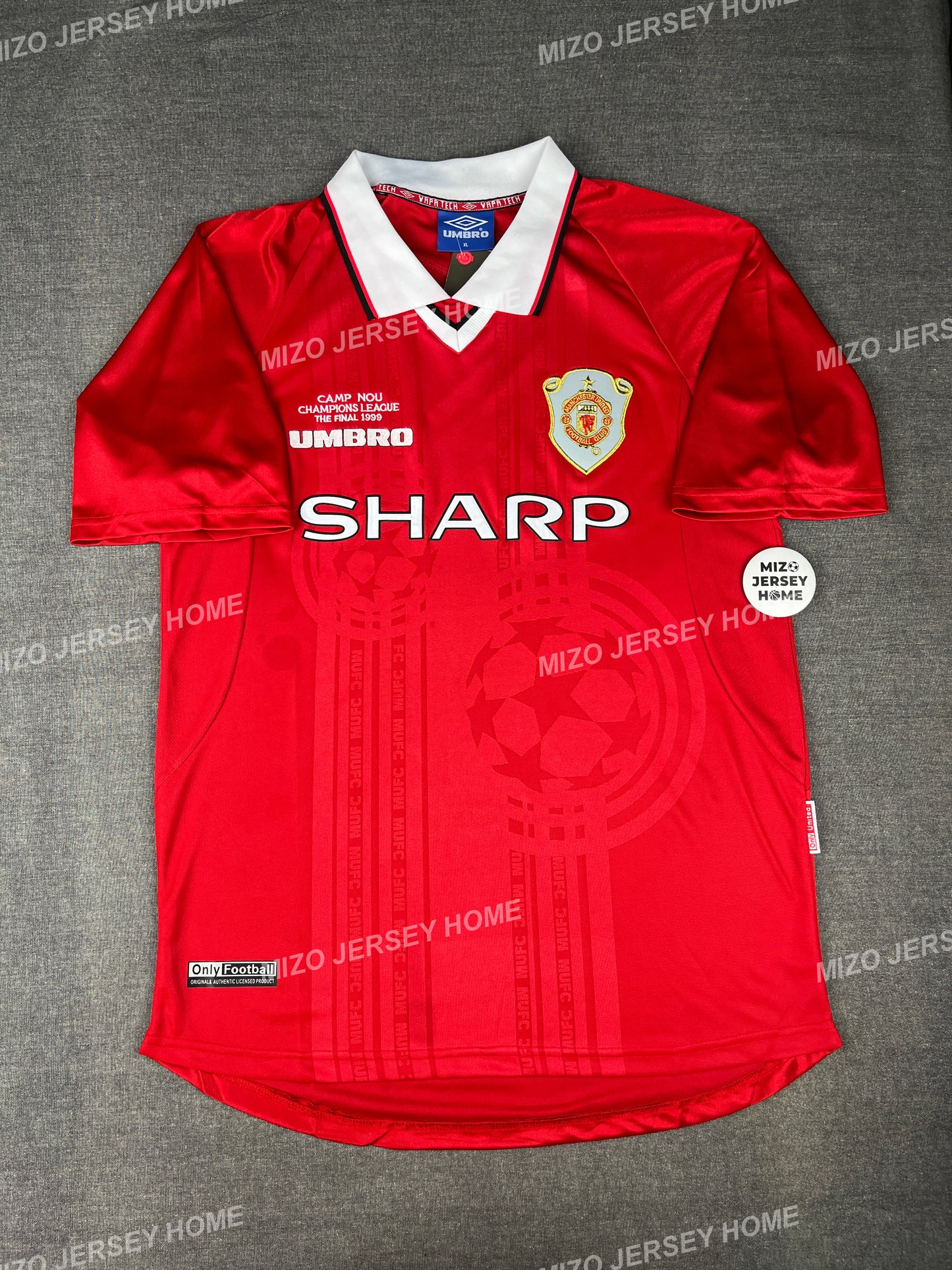 MANCHESTER UNITED Home 2000-01 UCL FINAL|RETRO JERSEY