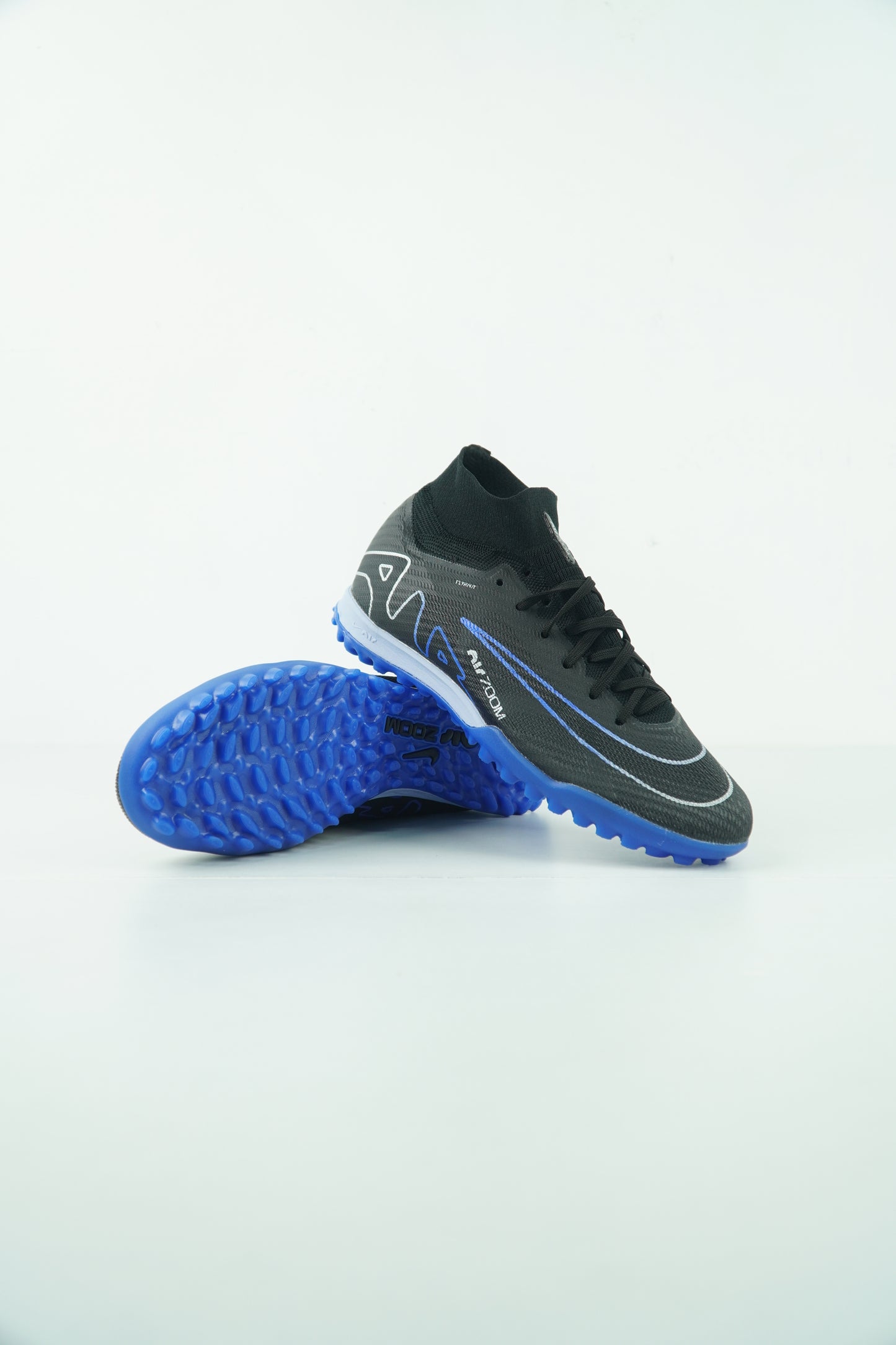 Nike Mercurial Air Zoom TF Black Futsal Shoes