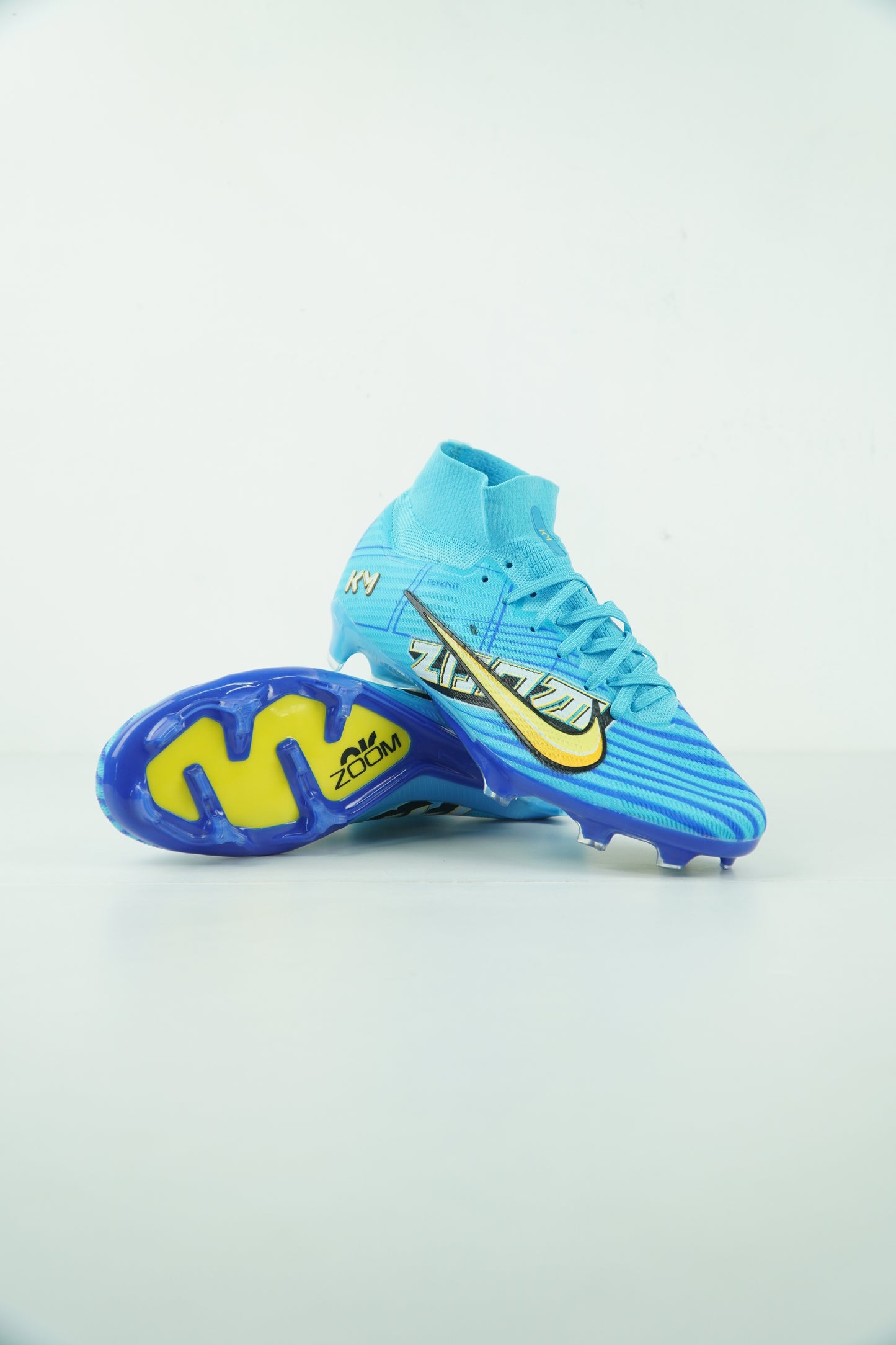 Nike 'Mbappe' Mercurial Air Zoom FG Blue Football Shoes