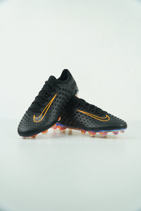 Nike Hypervenom Flyknit FG Ultra Black Football Shoes