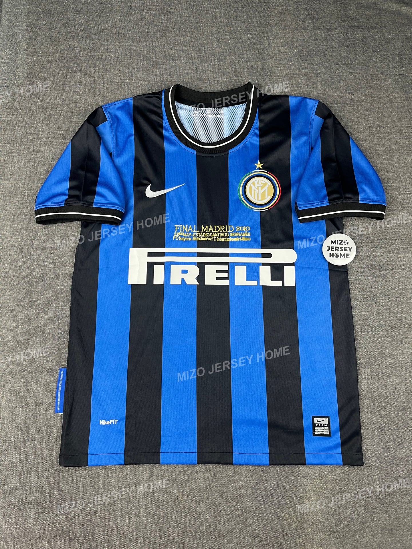 INTER MILAN Home 2009-10 UCL FINAL RETRO JERSEY