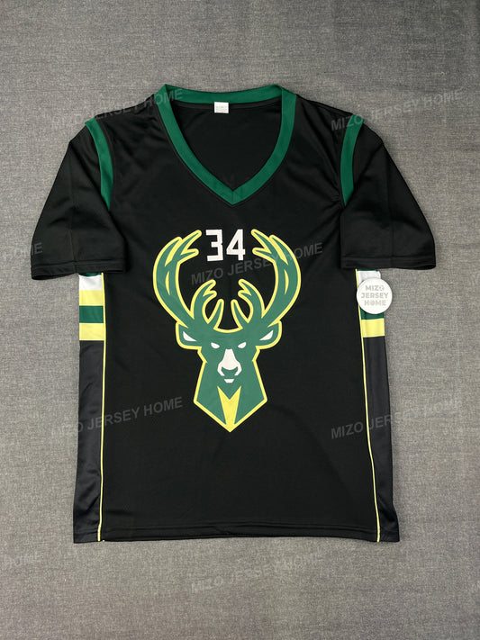 ANTETOKOUNMPO 34 Milwaukee Bucks NBA T-SHIRT