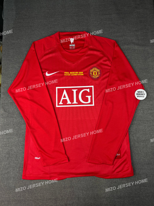 MANCHESTER UNITED HOME 2008 UEFA CHAMPIONS LEAGUE FINAL | RETRO JERSEY