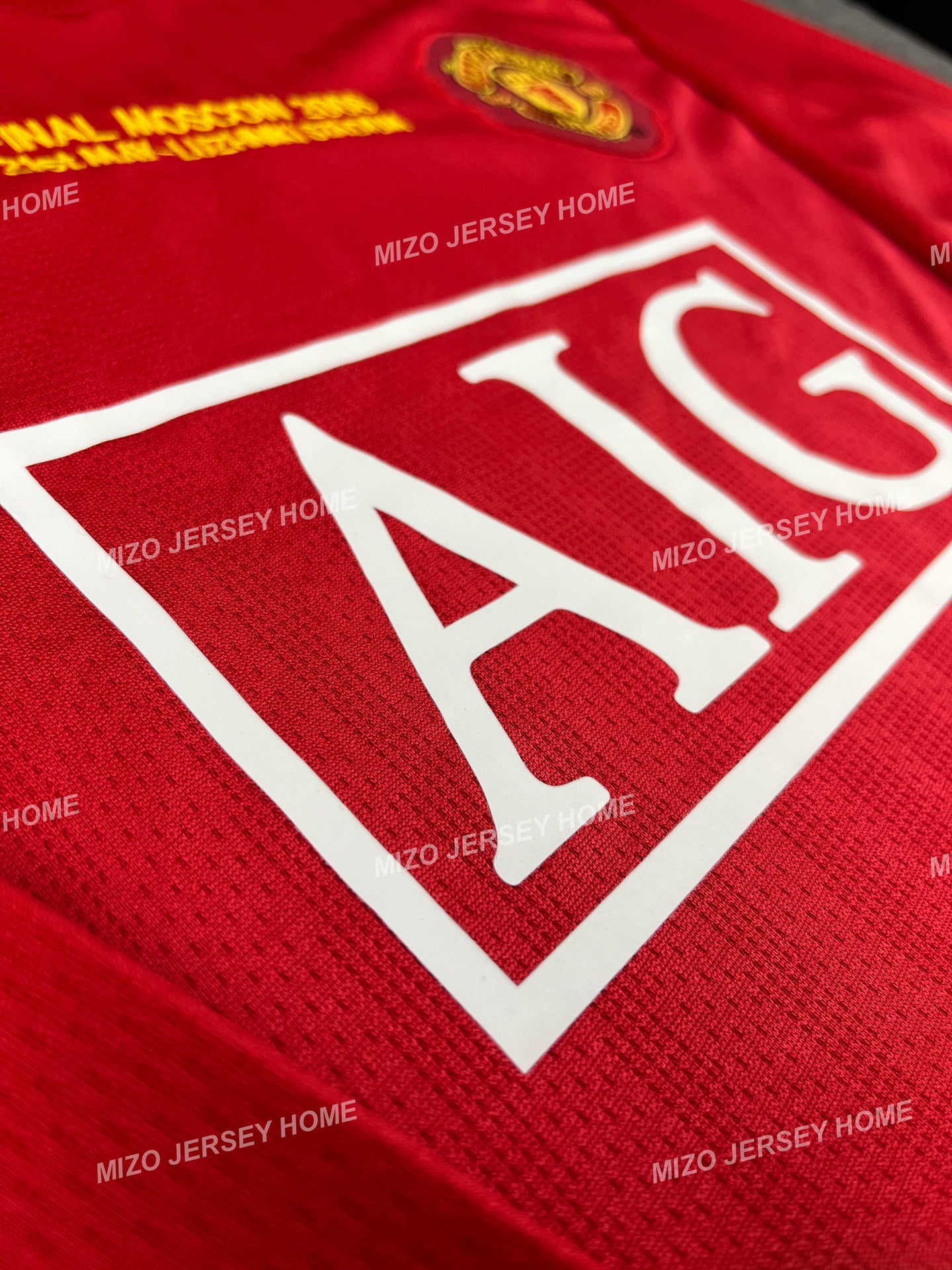 MANCHESTER UNITED HOME 2008 UEFA CHAMPIONS LEAGUE FINAL | RETRO JERSEY