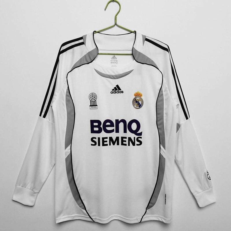 Real Madrid Home 2006/07 Jersey Long Sleeves